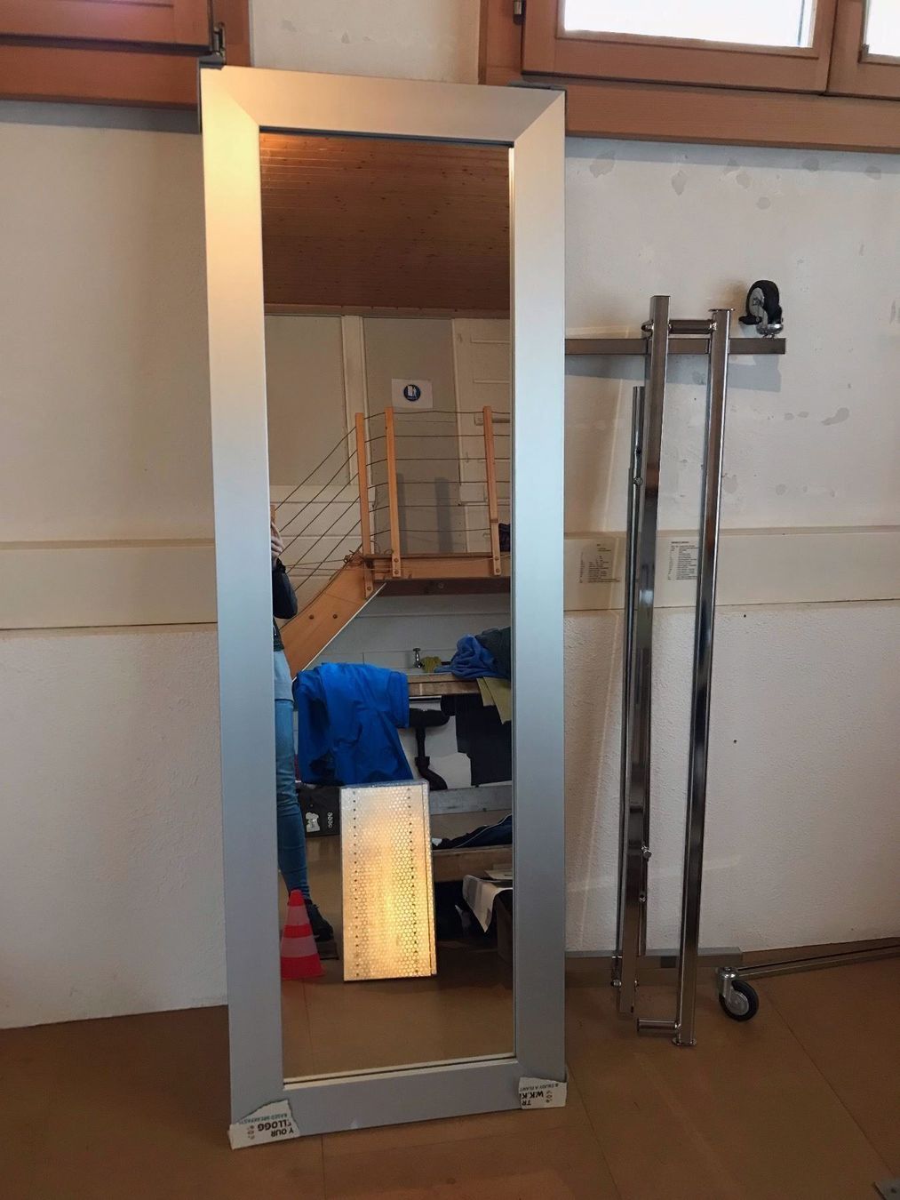 Spiegel mit Silberrahmen Metall 60 x 180 | Kaufen auf Ricardo