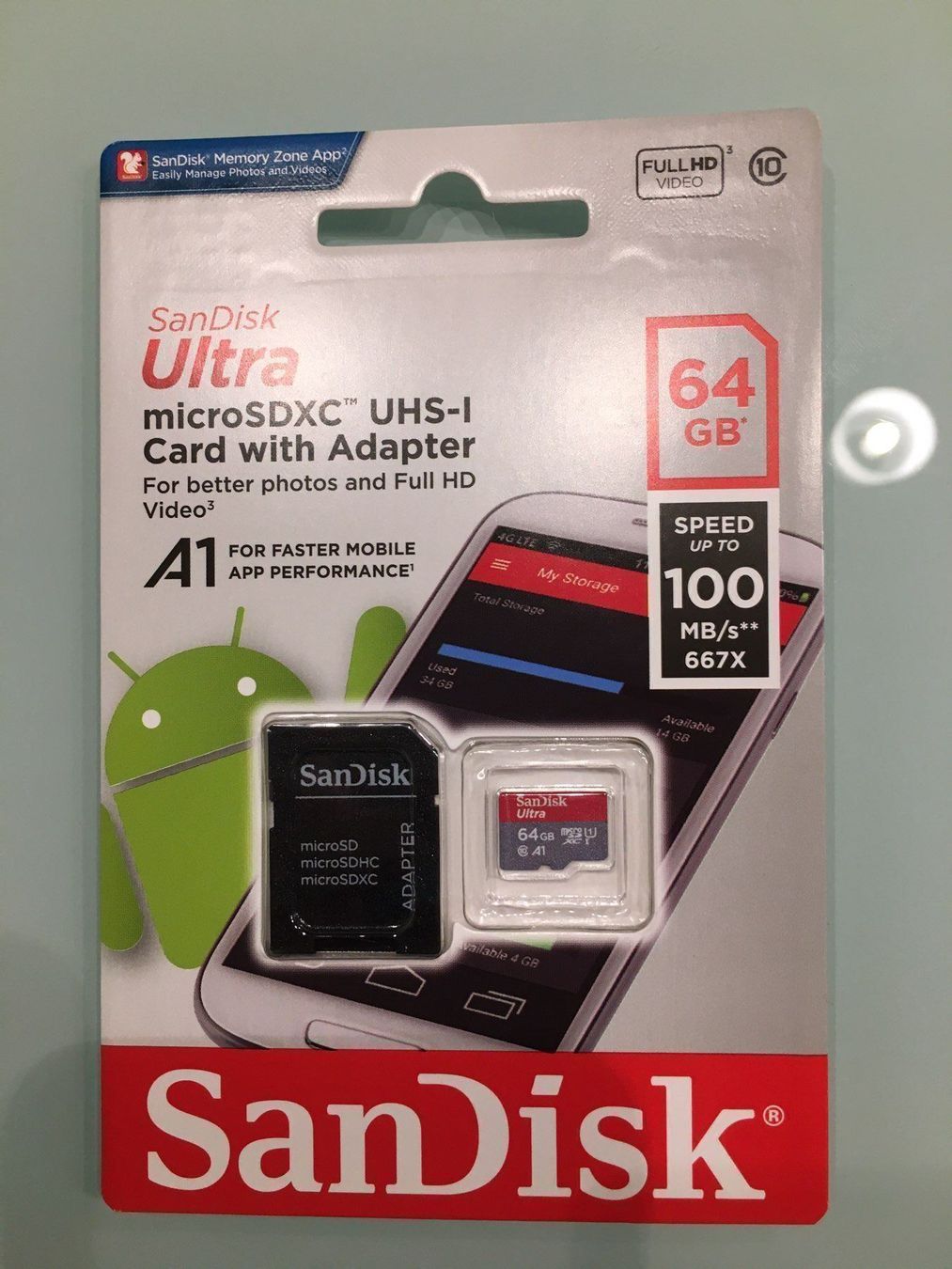 Карта памяти sandisk ultra 64 гб