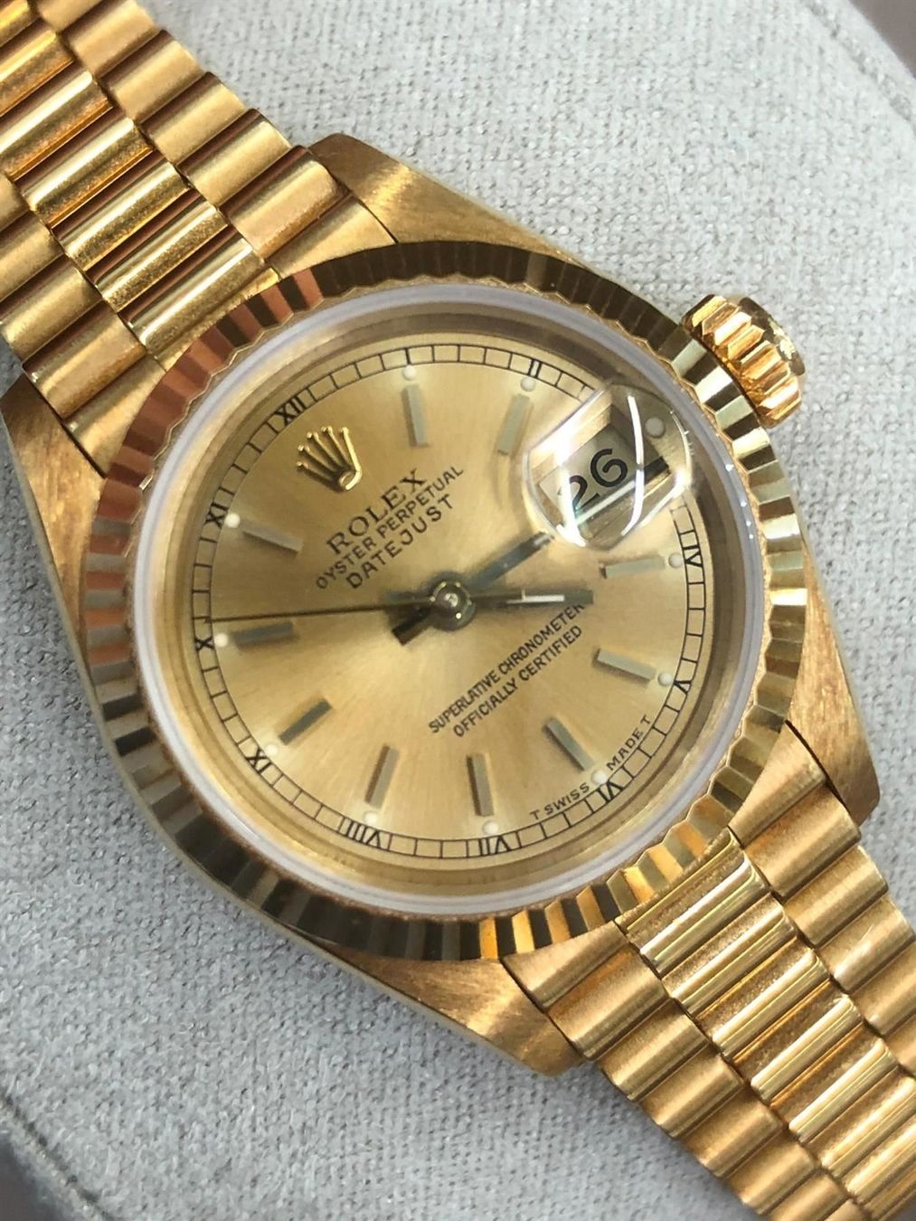 mens gold rolex oyster perpetual datejust