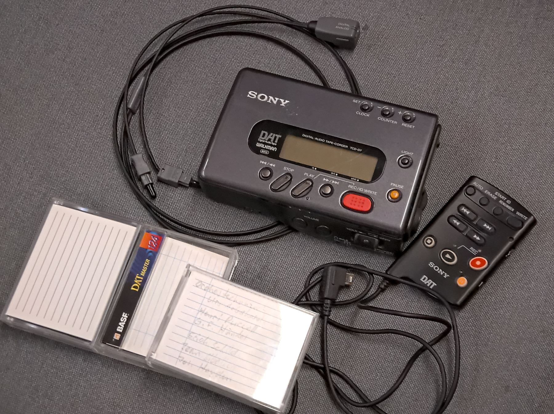 Sony DAT Digital Audio Tape Recorder Kaufen auf Ricardo