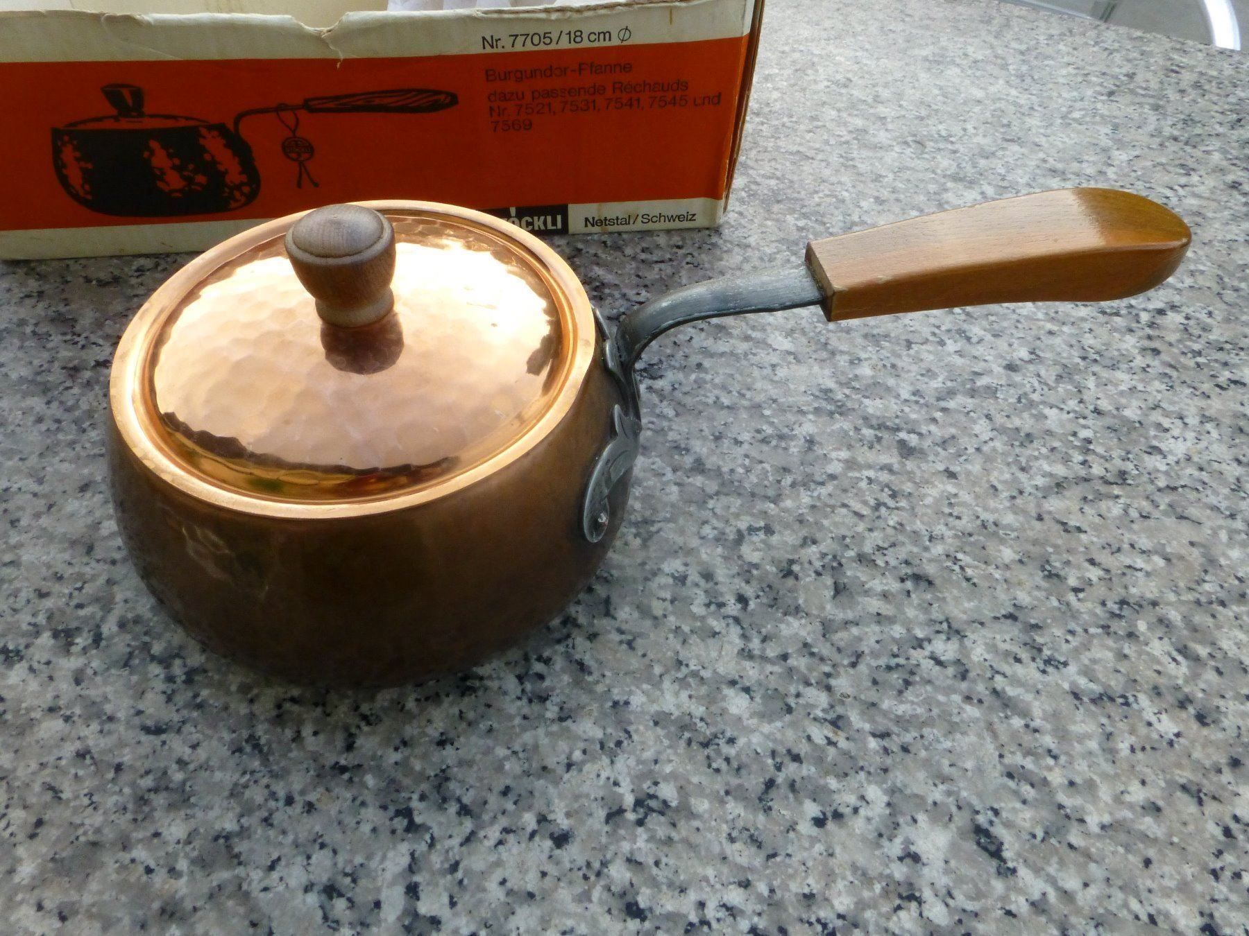 Fondue Bourguignonne Kupfer Pfanne Kaufen auf Ricardo