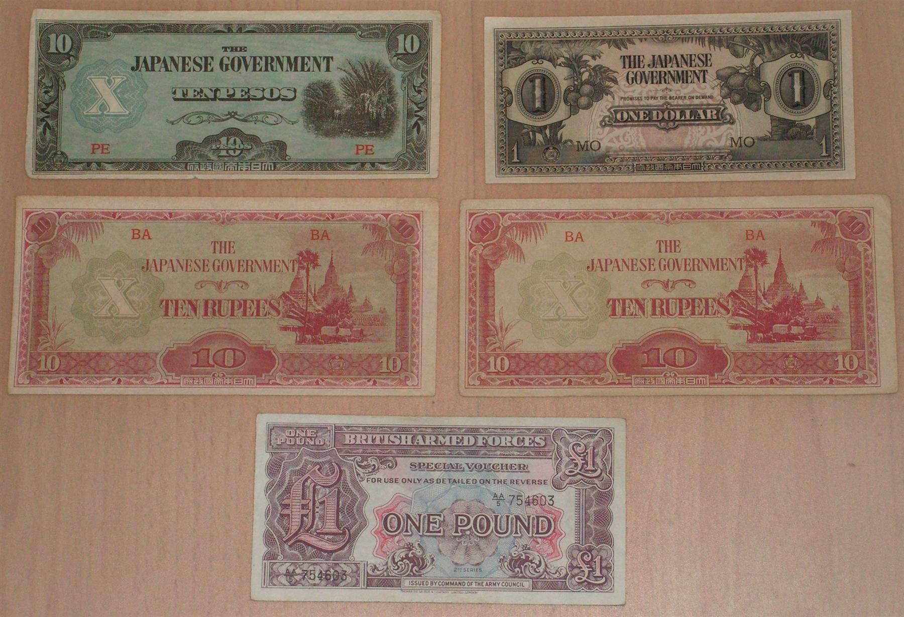 Banknoten Japan 1942 Fremde Wahrung Kaufen Auf Ricardo