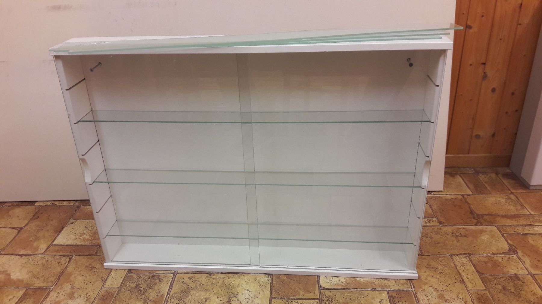 Vitrine Holz weiss kaufen auf Ricardo