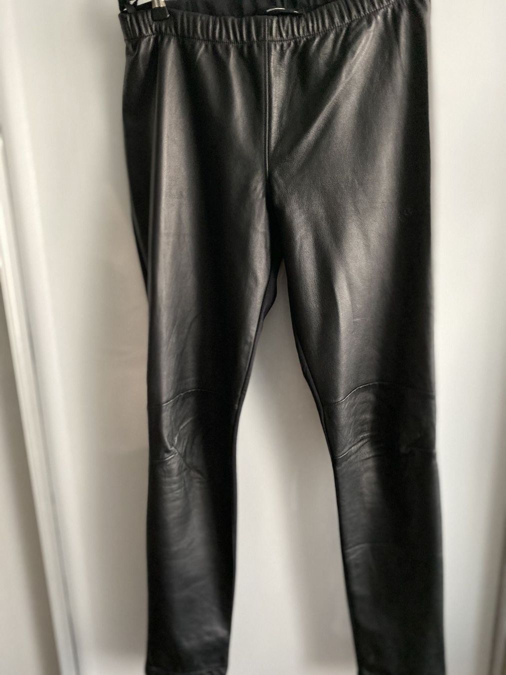 Lederleggins Schwarz HALLHUBER Gr. XL | Kaufen auf Ricardo