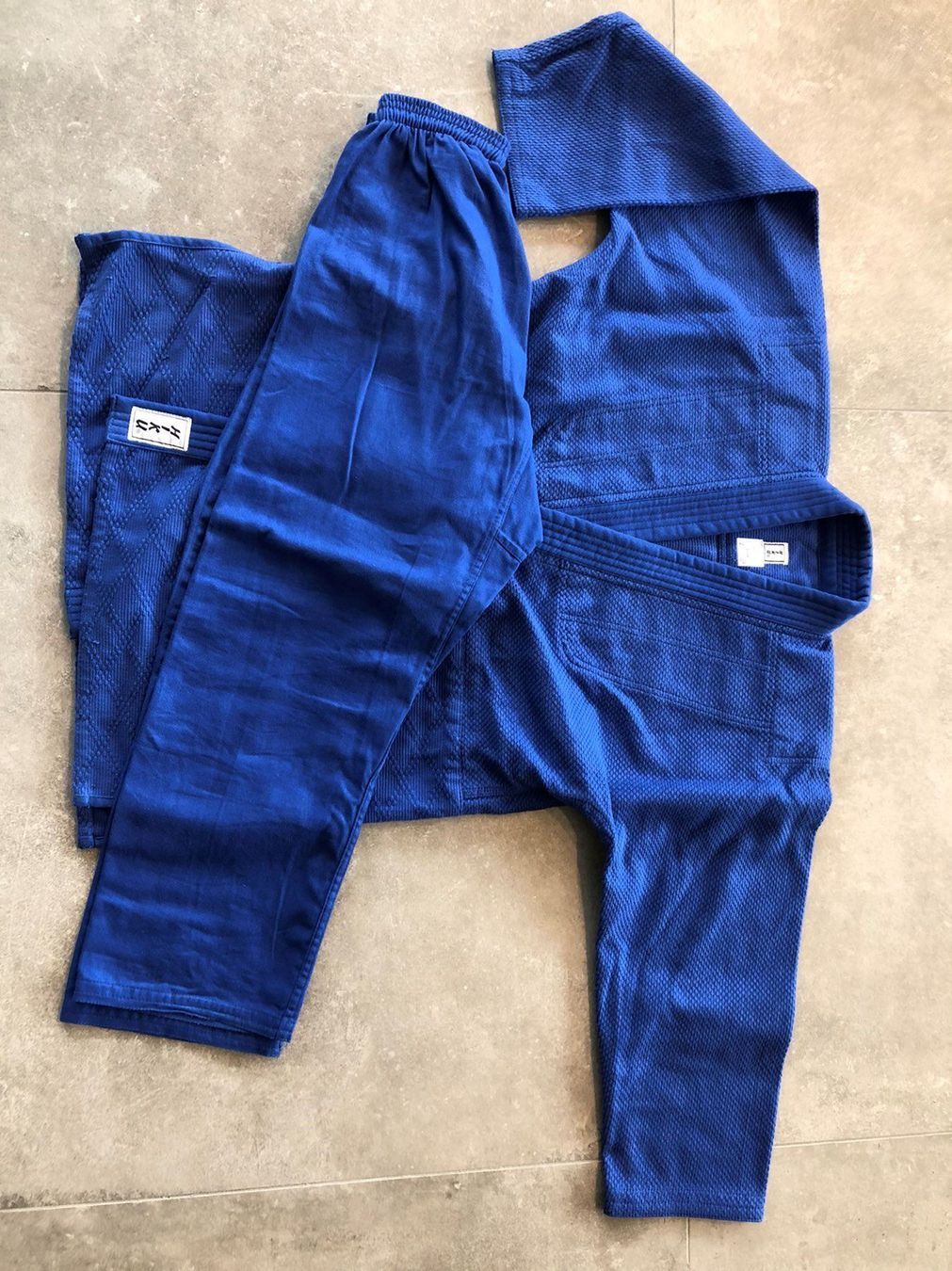 Judoanzug HIKU blau 160 fast neu | Kaufen auf Ricardo