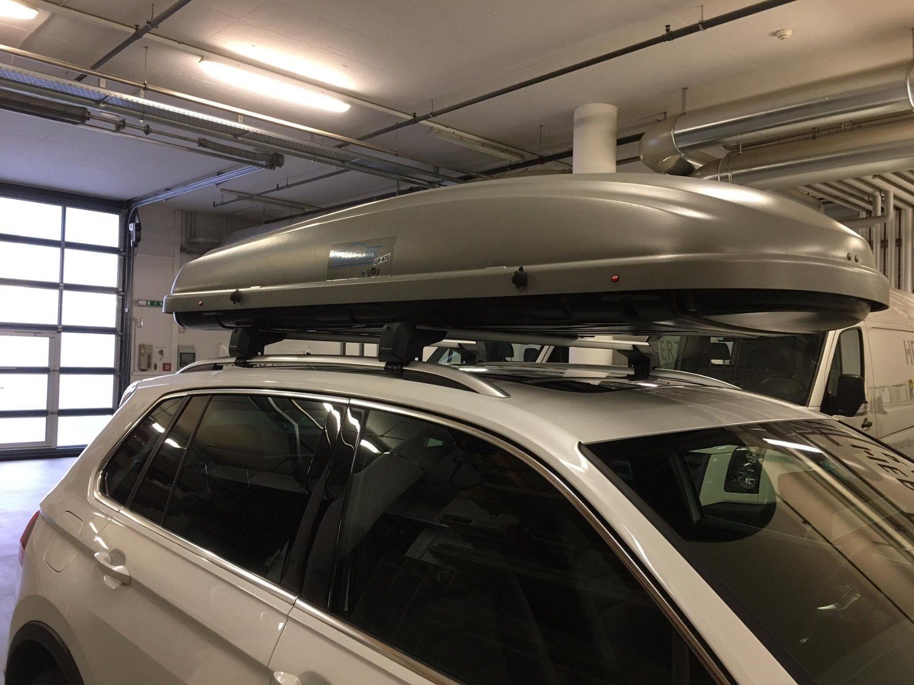 dachbox atu mit platz für fahrrad