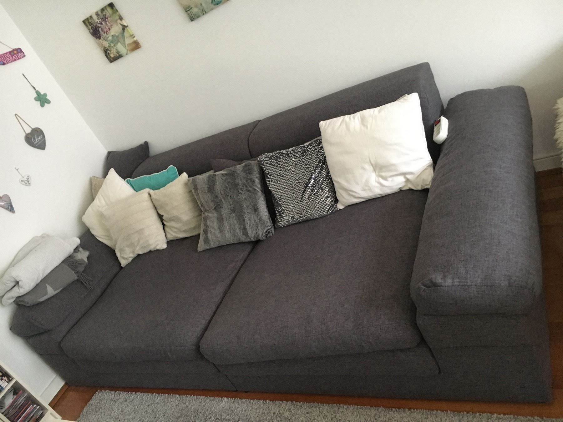 Bequemes Graues Sofa Nancy Conforama Comprare Su Ricardo