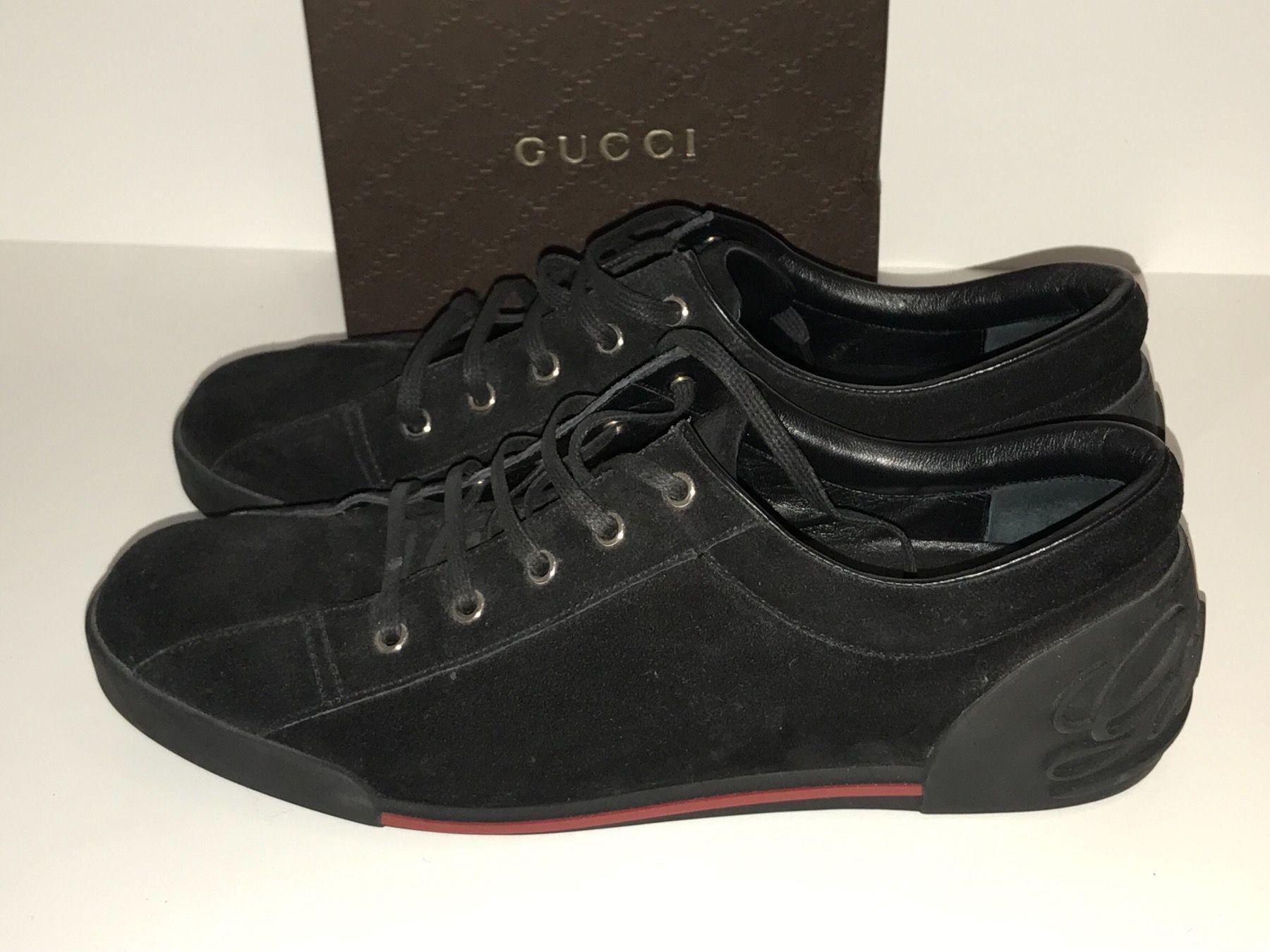 GUCCI HERREN SCHUHE SCHWARZ MEGA GR.43,5 | Kaufen auf Ricardo