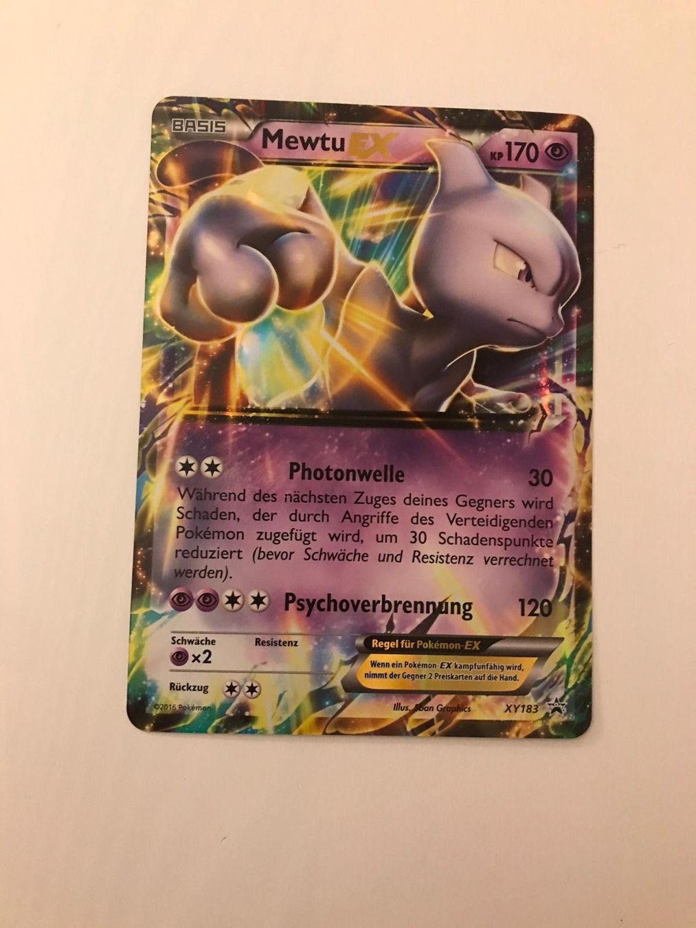Pokémon Karte Mewtu EX XXL | Kaufen auf Ricardo