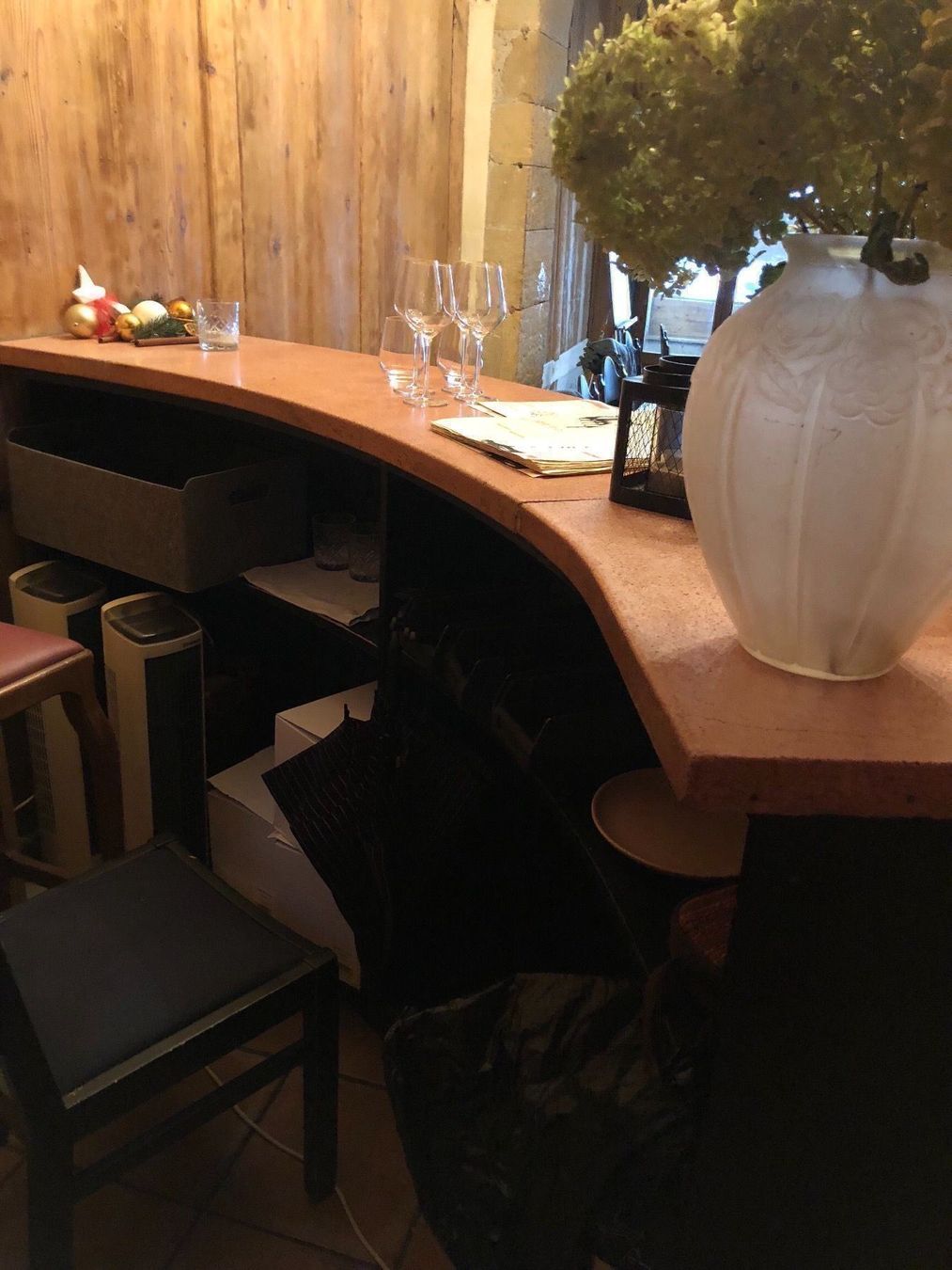 Bar Theke Massiv Holz Mit Zinn Kaufen Auf Ricardo