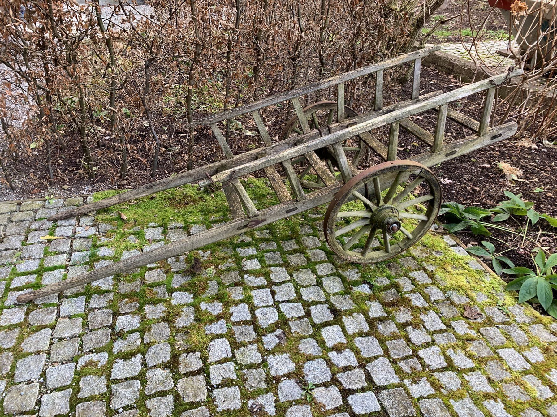 Holz Schubkarre antik | Kaufen auf Ricardo