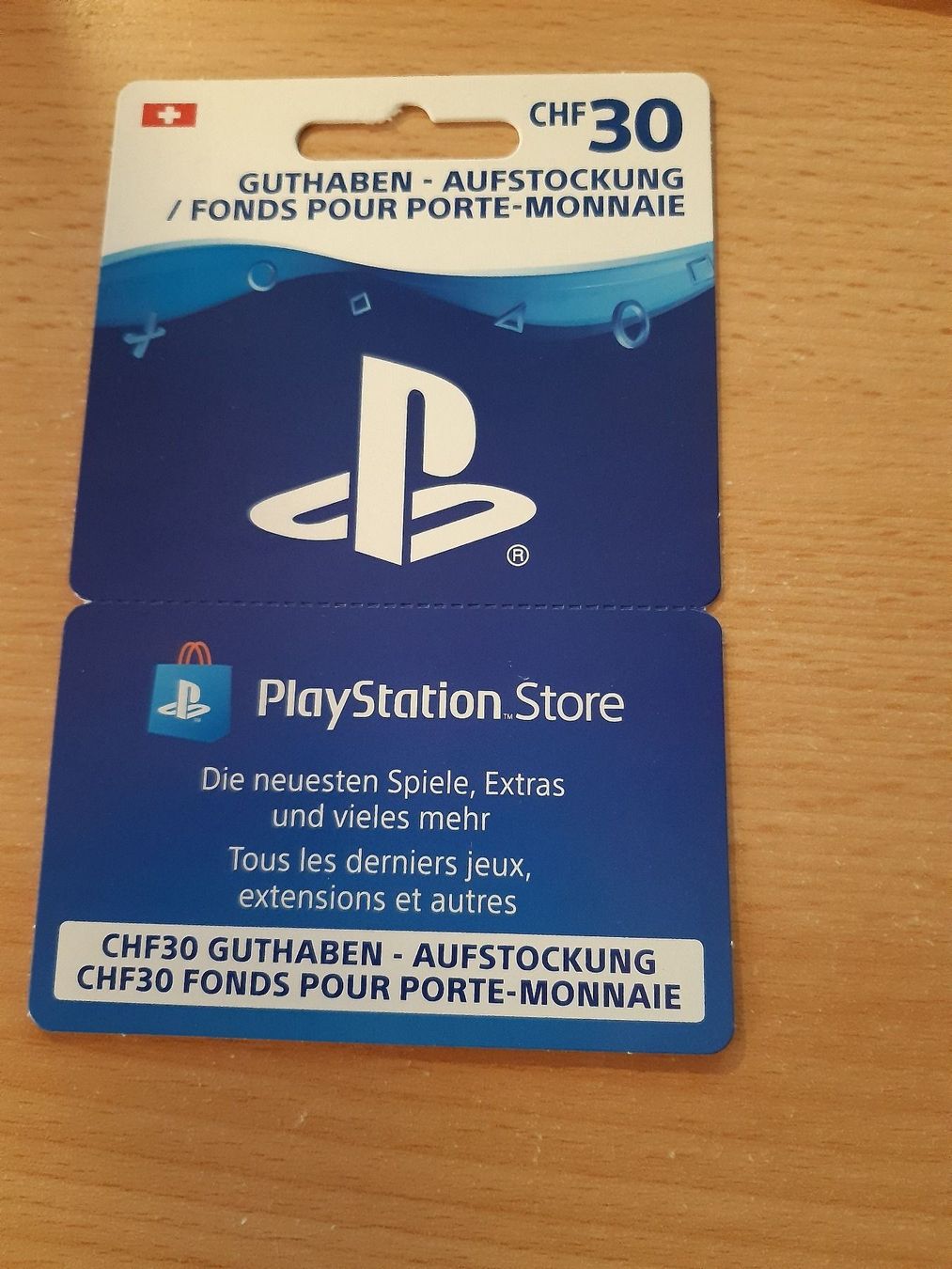 Playstation Store Gutschein CHF 30. Kaufen auf Ricardo