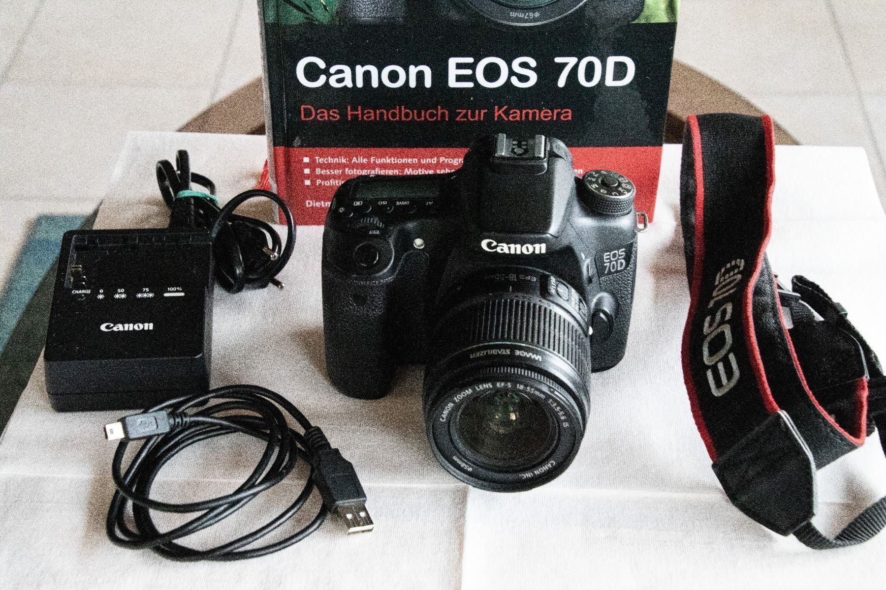 Canon Eos 70d Mit Objektiv 18 55 Mm Comprare Su Ricardo