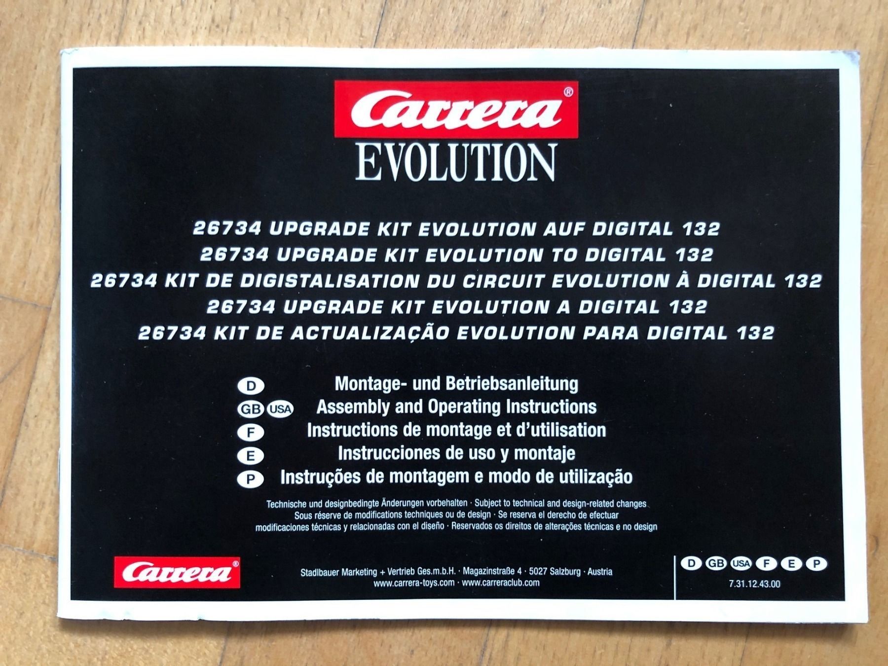 carrera evolution digital upgrade