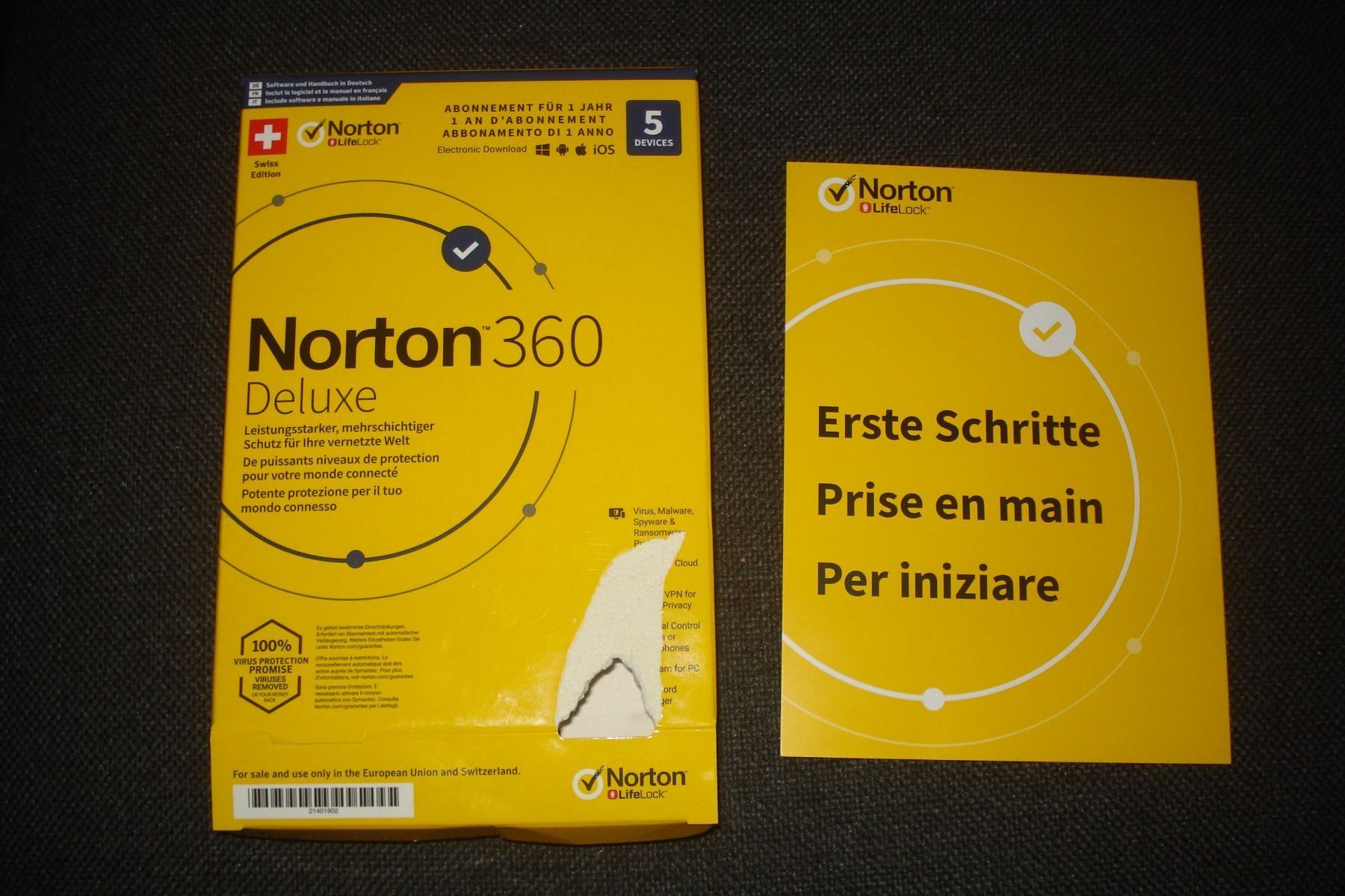 Norton 360 Deluxe für 5 Geräte kaufen auf Ricardo