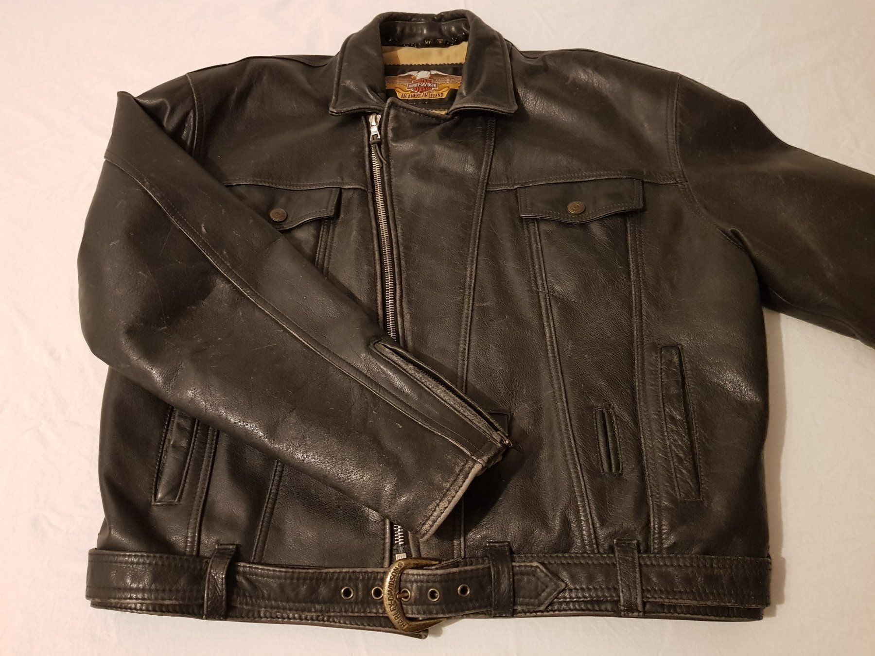 harley davidson motorrad lederjacke herren
