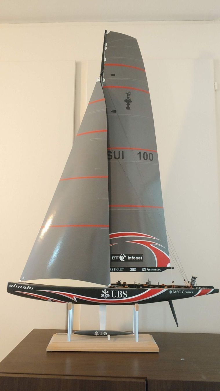 Maquette Bateau Alinghi SUI 100 | Kaufen Auf Ricardo