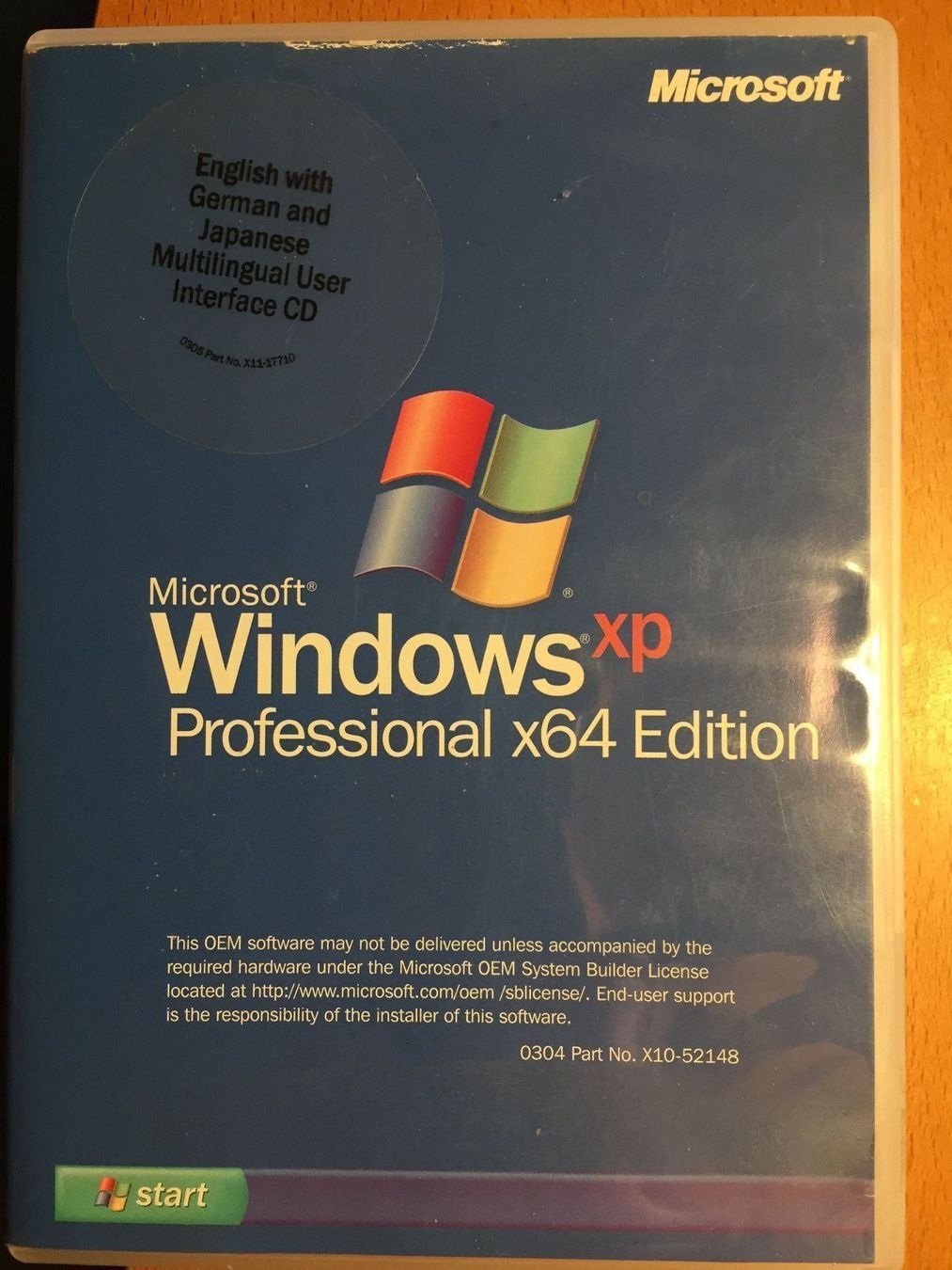 Windows XP PRO 64 Multilanguage CD | Kaufen auf Ricardo