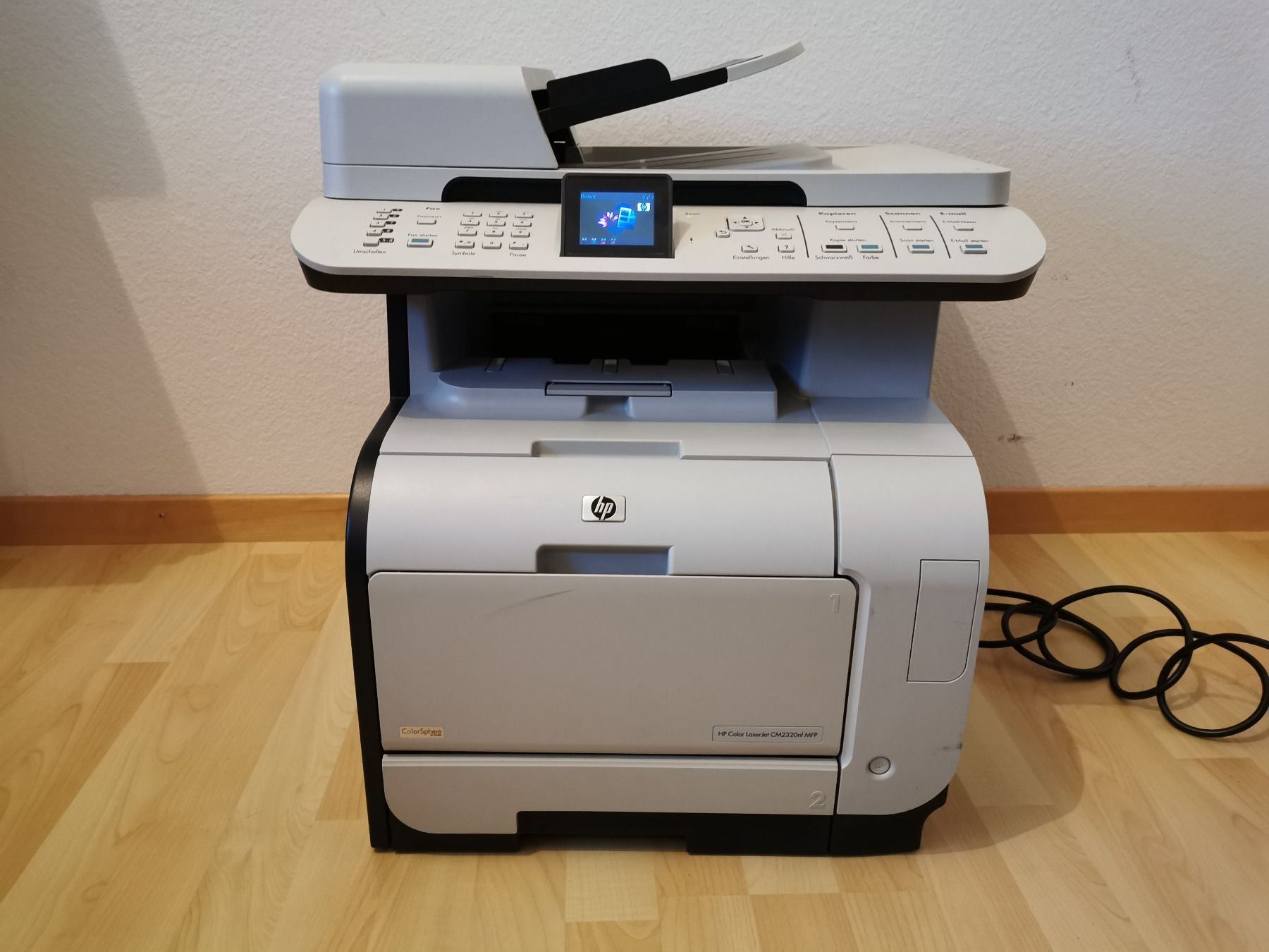 Hp Color Laserjet Drucker Cm2320nf Mfp Kaufen Auf Ricardo 3559