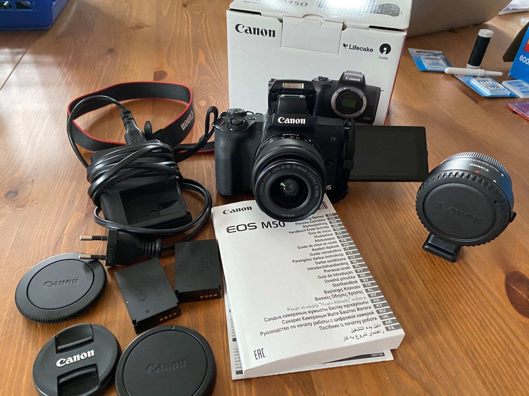 Canon EOS M50 kit EF-M 15-45mm kaufen auf Ricardo