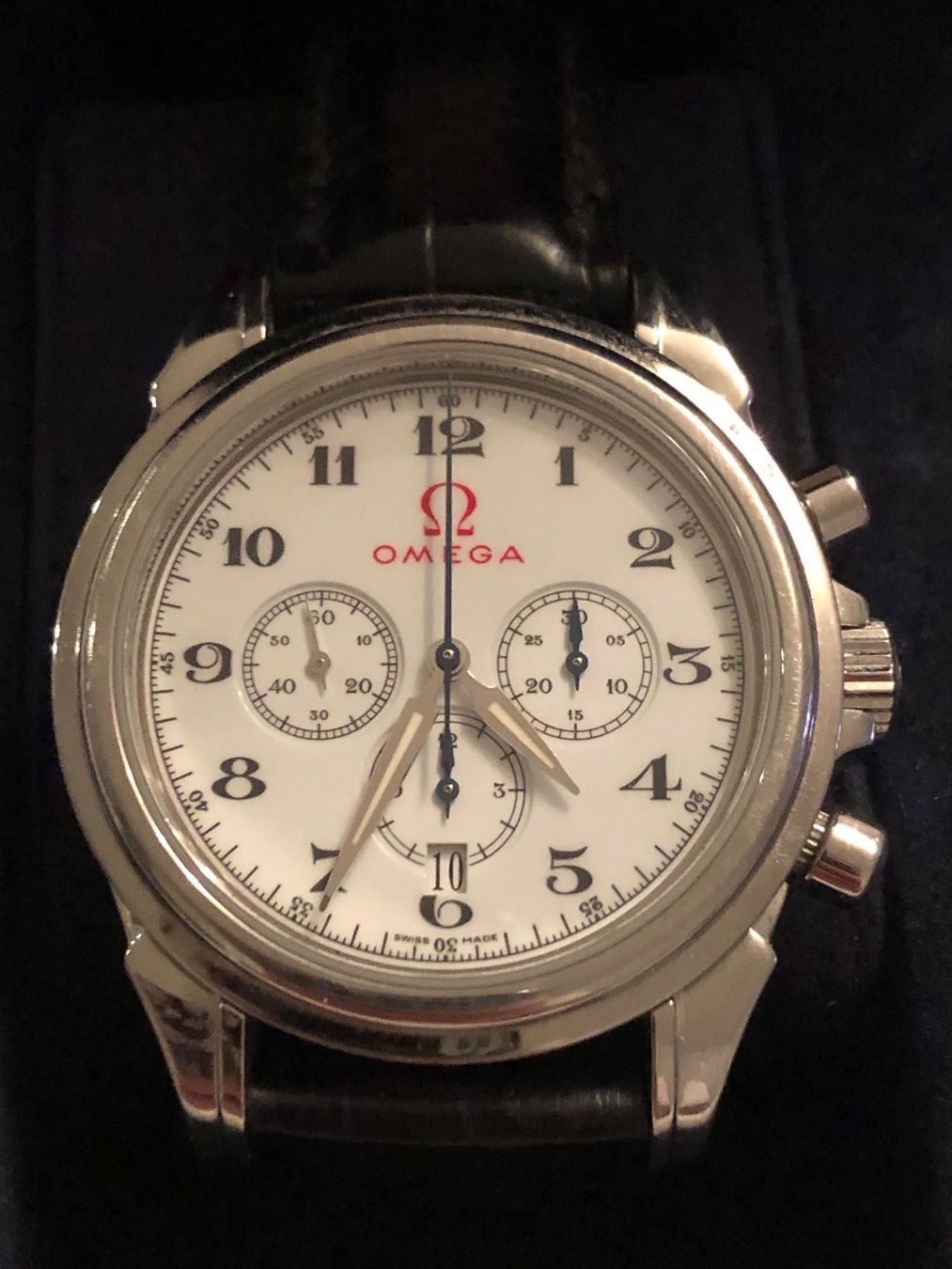 omega co axial chronograph