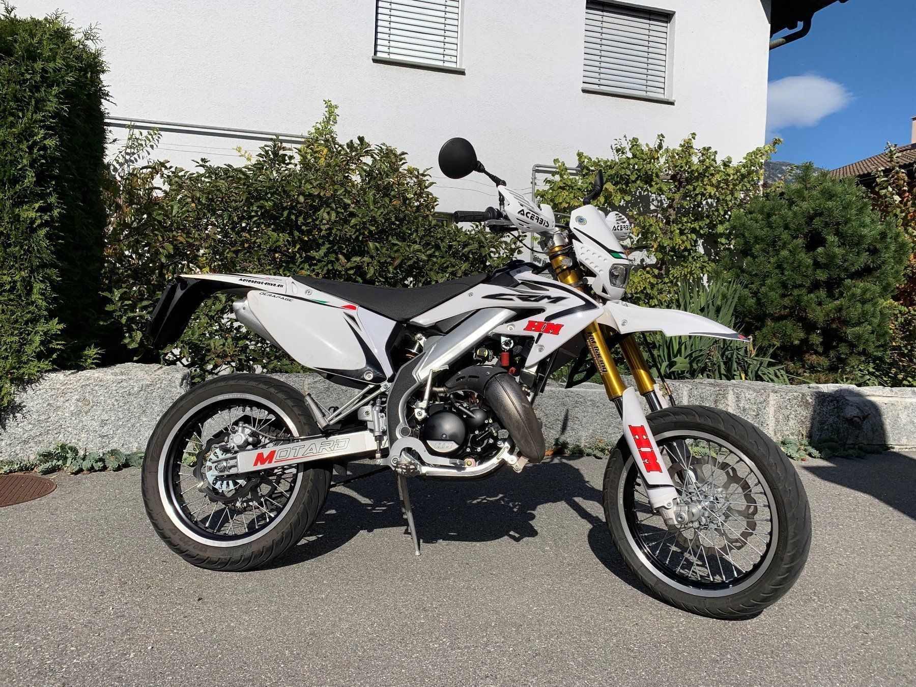 motorrad hm 50x ch3 50 ccm monobike kaufen auf ricardo