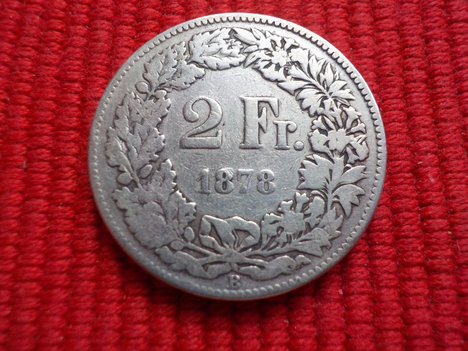 CH 2 Fr. 1878 Alte Silber Münze Kaufen auf Ricardo