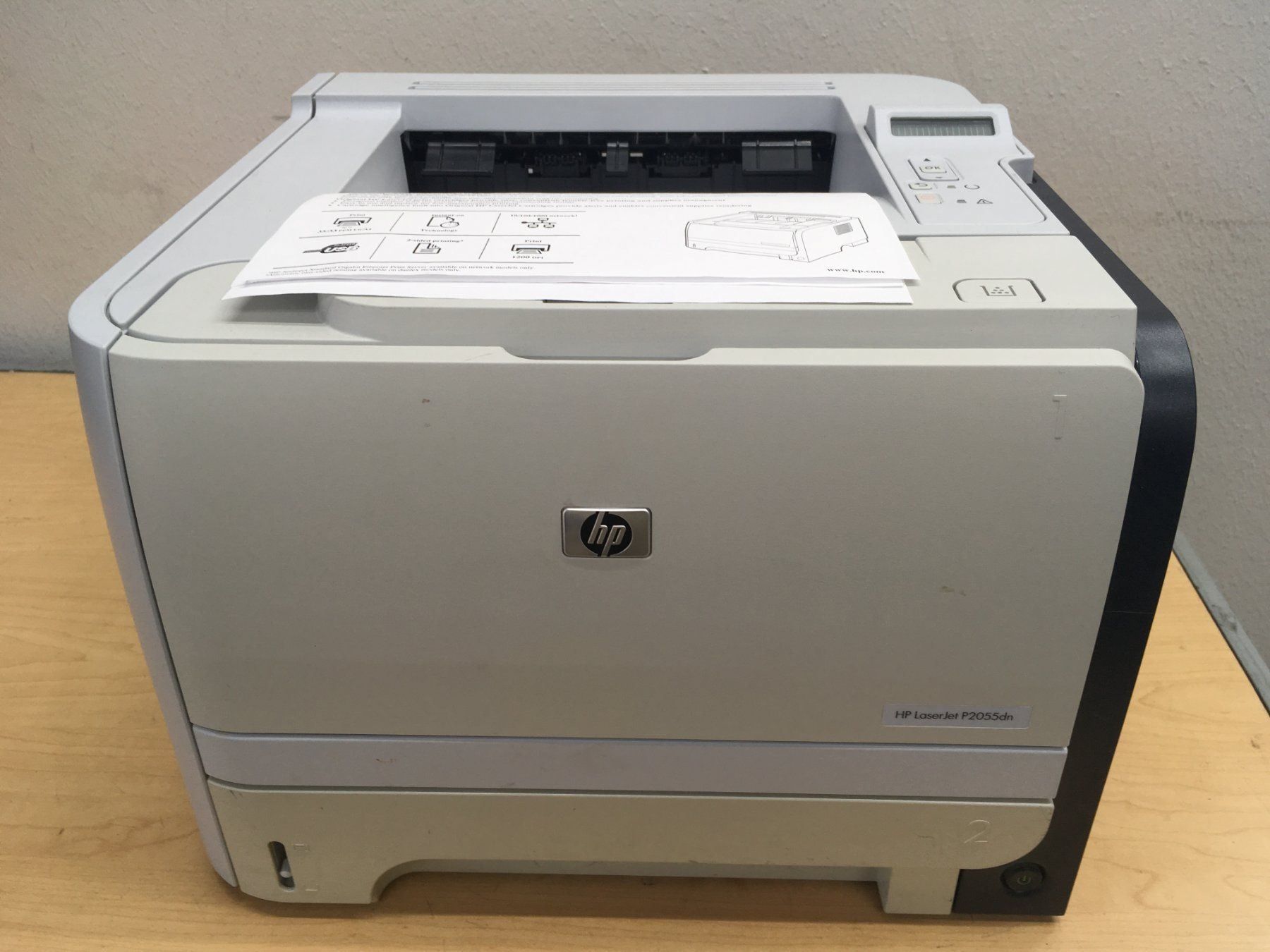 Hp laserjet p2055dn не печатает