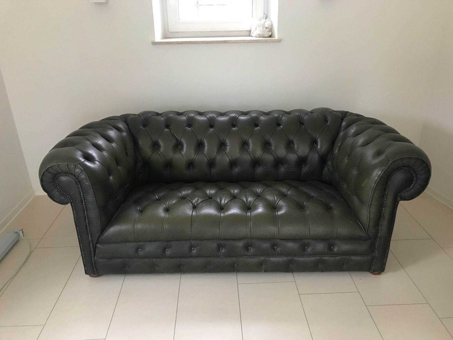 Chesterfield Sofa Gr 252 n kaufen auf Ricardo