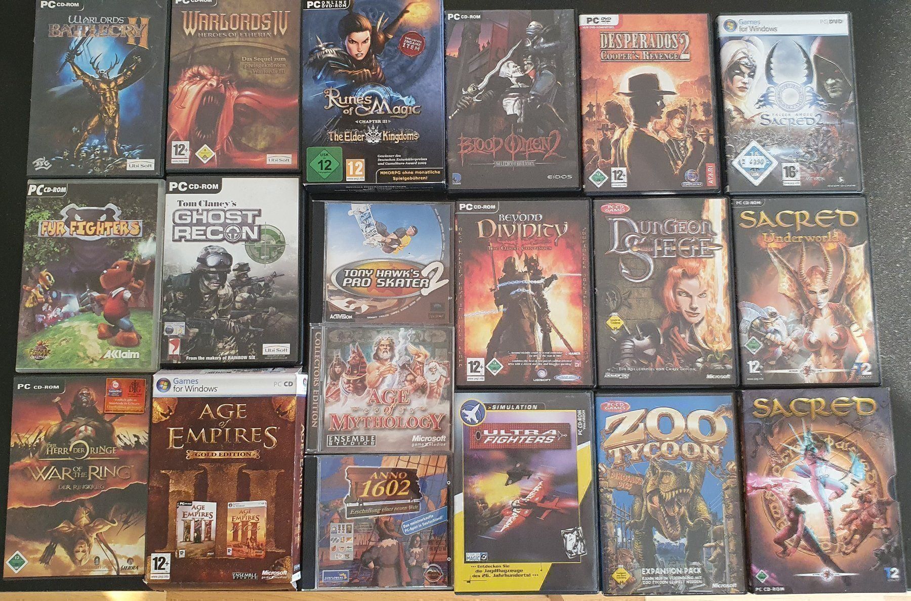Sammlung 18 verschiedene Computerspiele Kaufen auf Ricardo