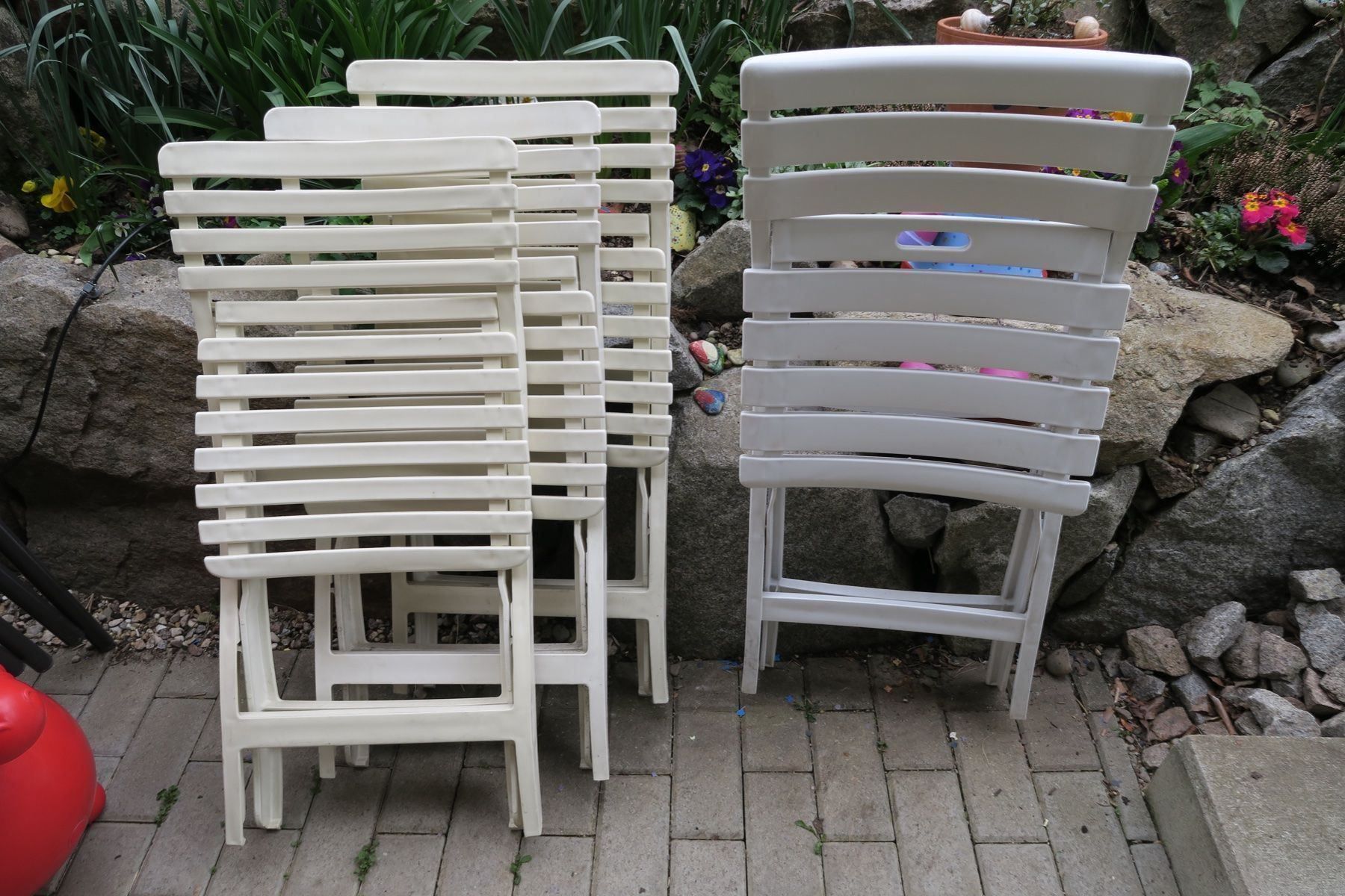 3 1 Gartenstuhle Klappbar Plastik Kaufen Auf Ricardo