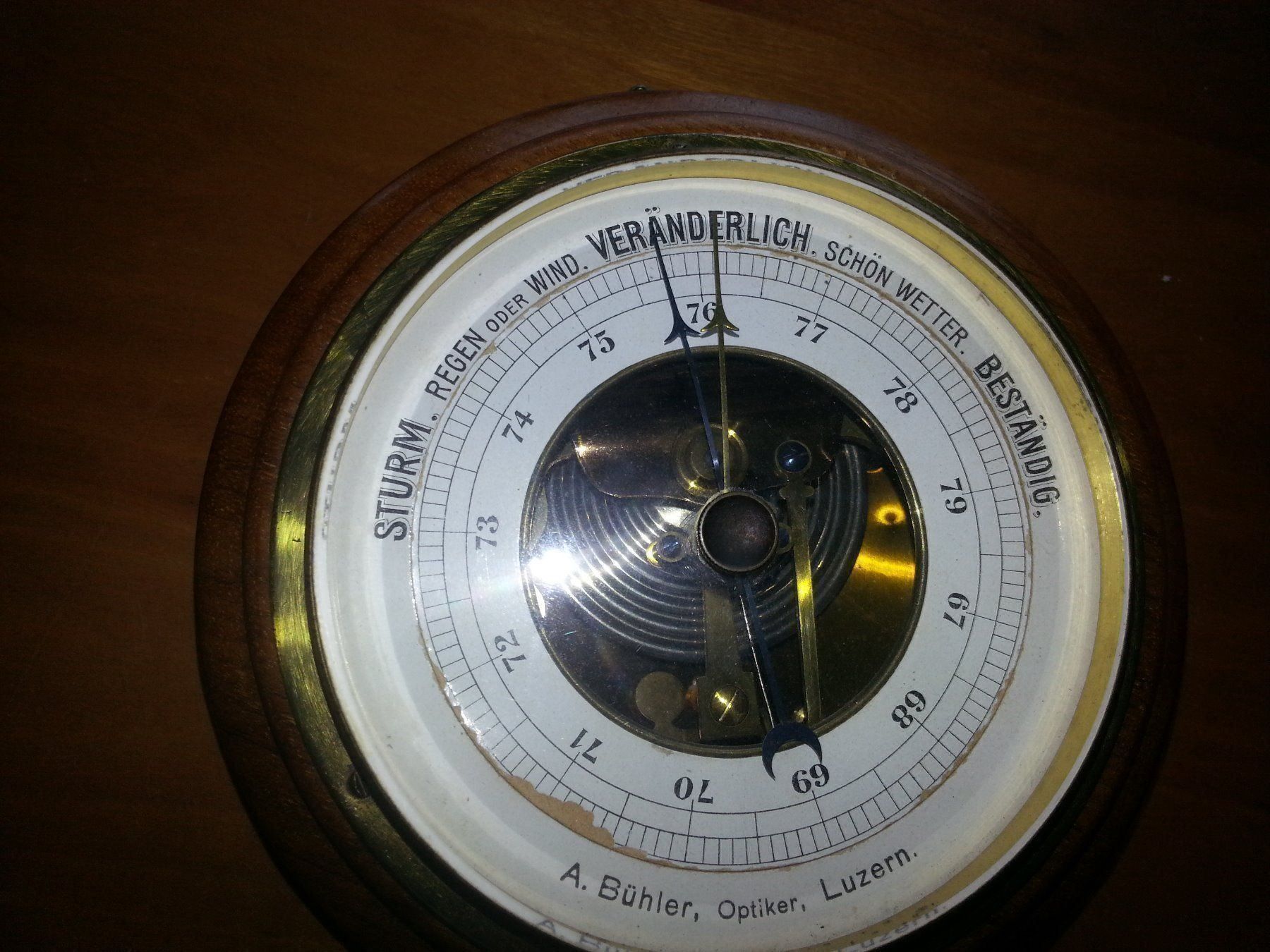 antiker Barometer Hygrometer Kaufen auf Ricardo