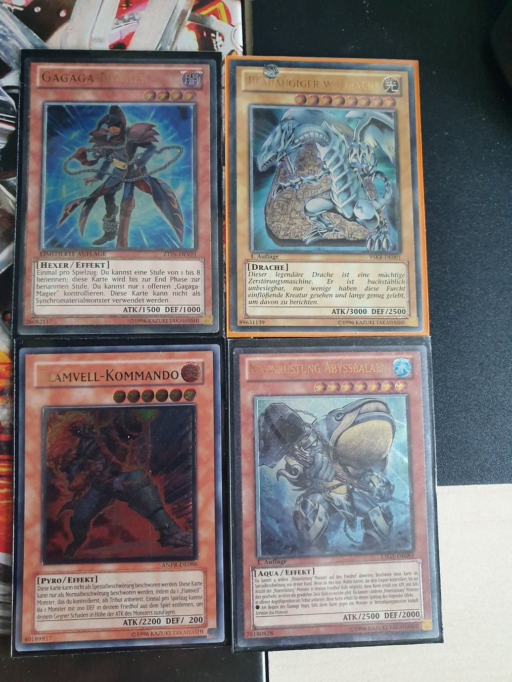 Yu-Gi-Oh 4 Ultimate Rare Karten ab 1 CHF kaufen auf Ricardo