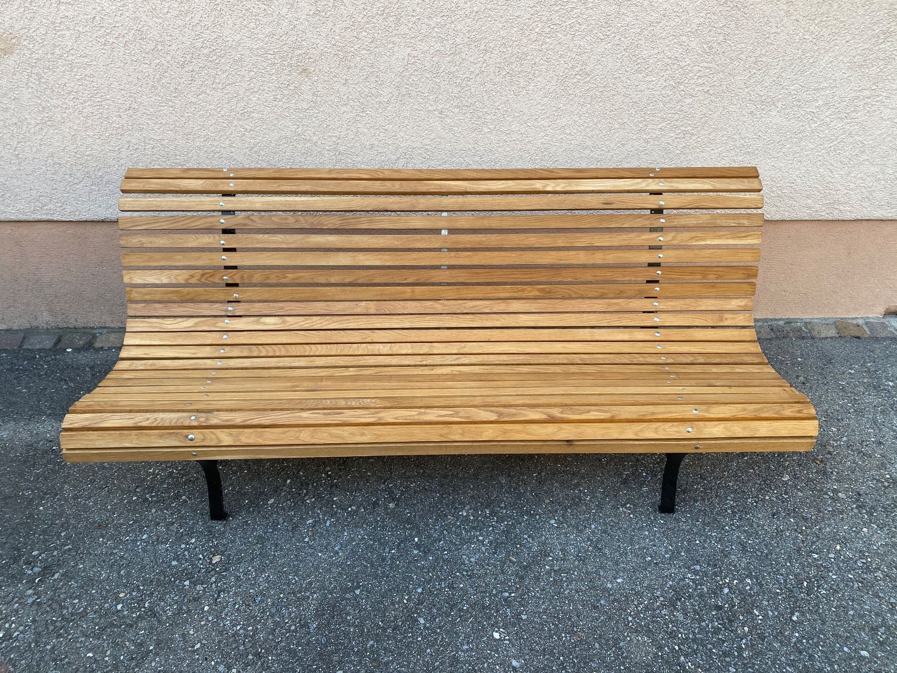 Geschwungene Gartenbank - RESTAURIERT | Kaufen auf Ricardo