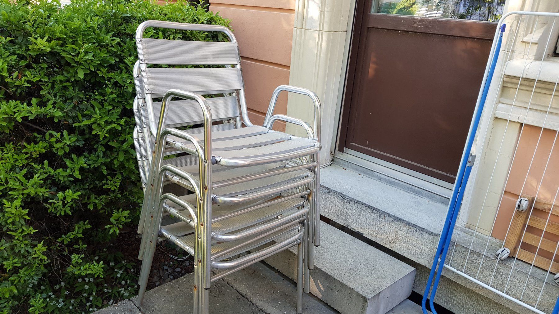 4 Terrassenstühle Alu | Kaufen auf Ricardo