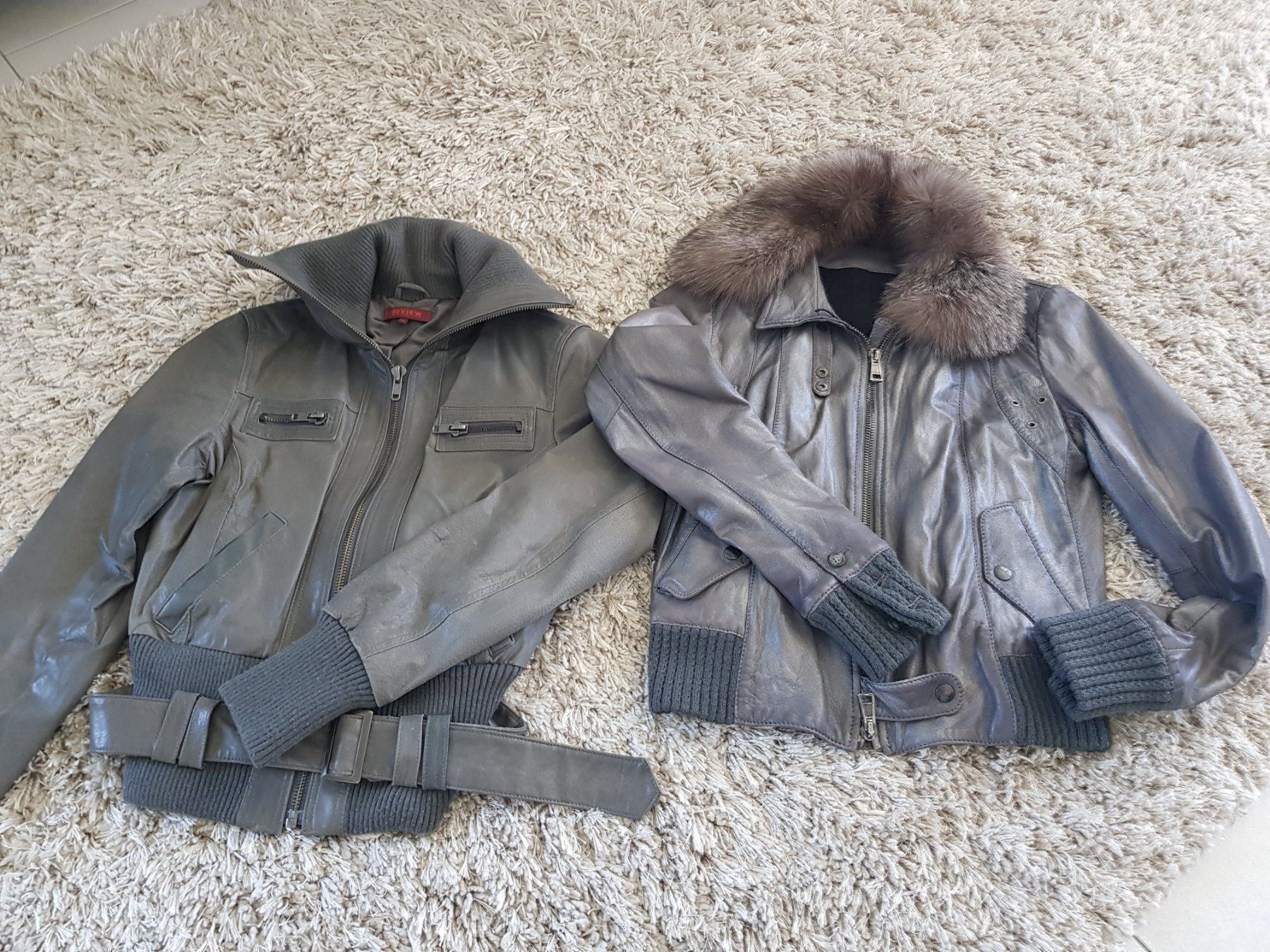 Zwei Damen Echte Lederjacken Mit Pelz Kaufen Auf Ricardo