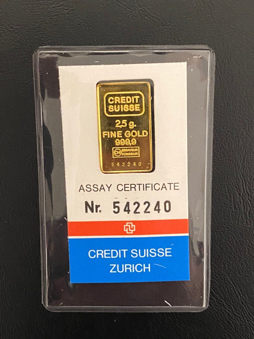 Goldbarren bei der Credit Suisse Kaufen: Sicherheit und Vertrauen