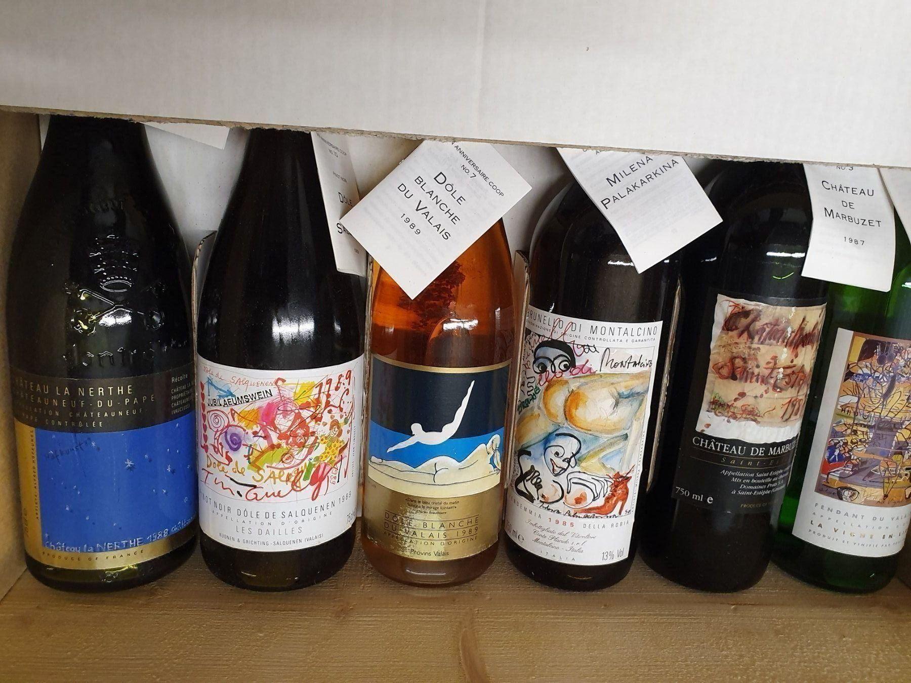 12 Fl Wein Tinguely Kiste Kaufen Auf Ricardo