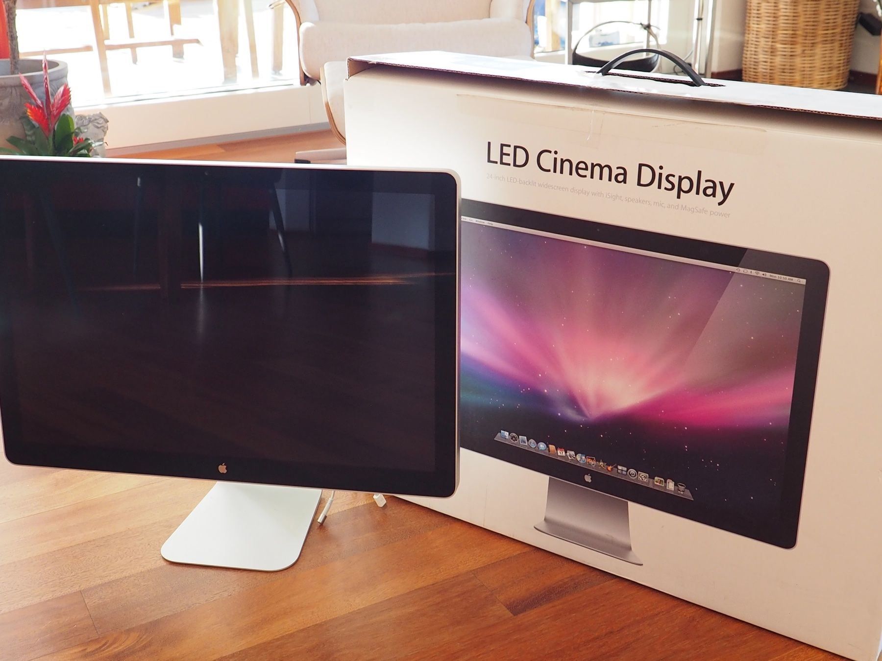 Apple led cinema display 24 подключение к windows