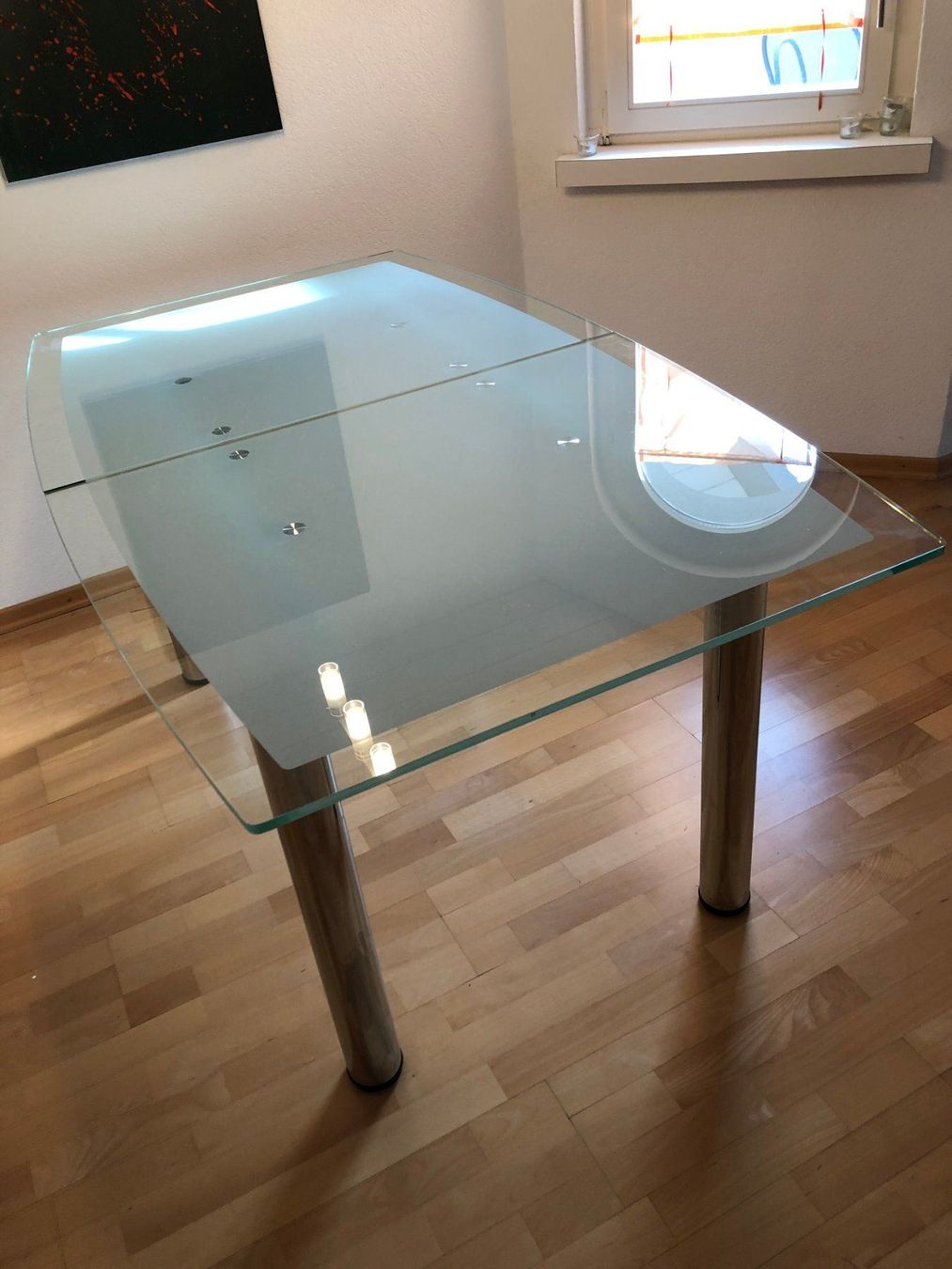 Ausziehbarer Glastisch | Kaufen auf Ricardo