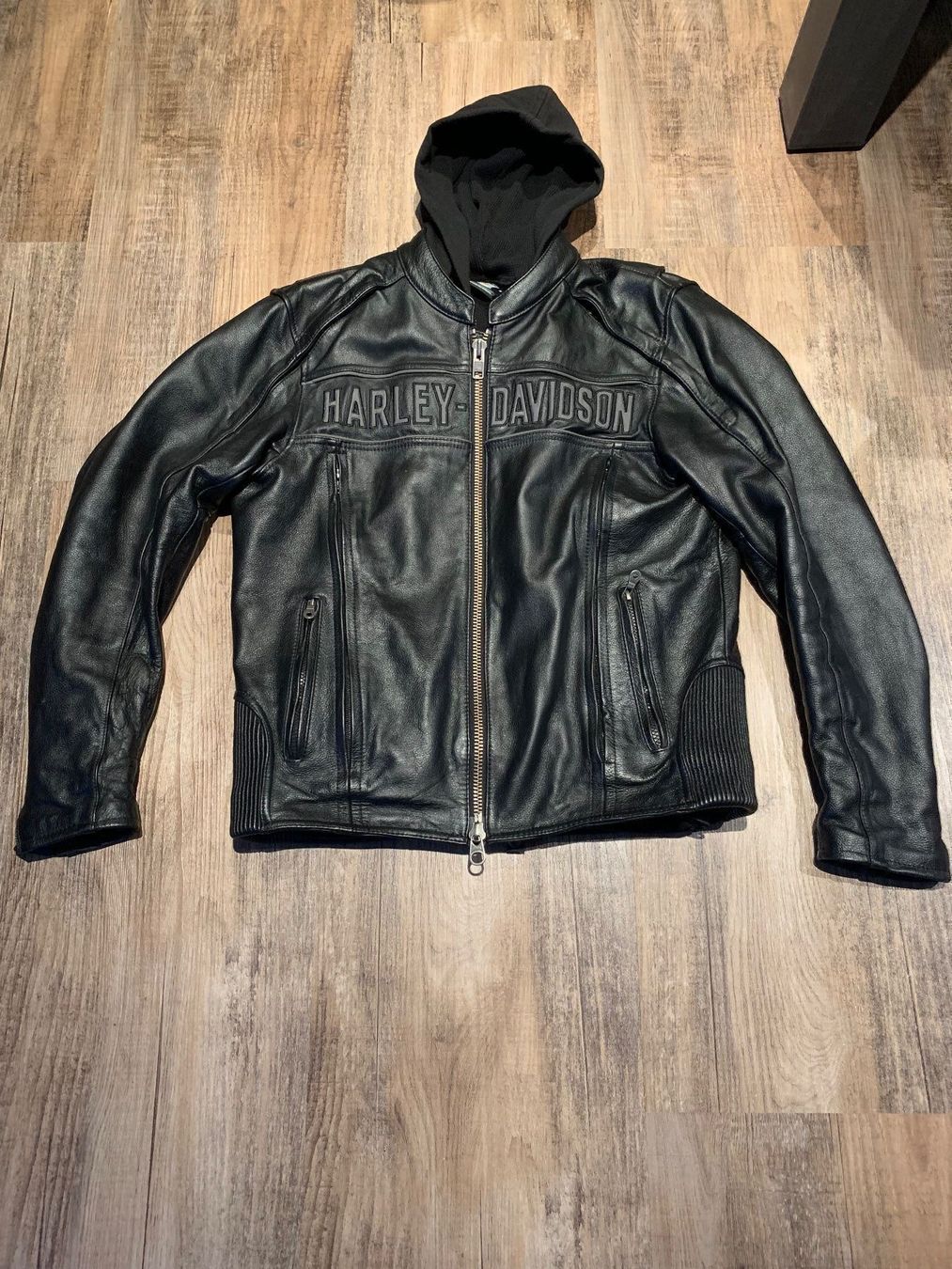 harley davidson motorradjacke leder