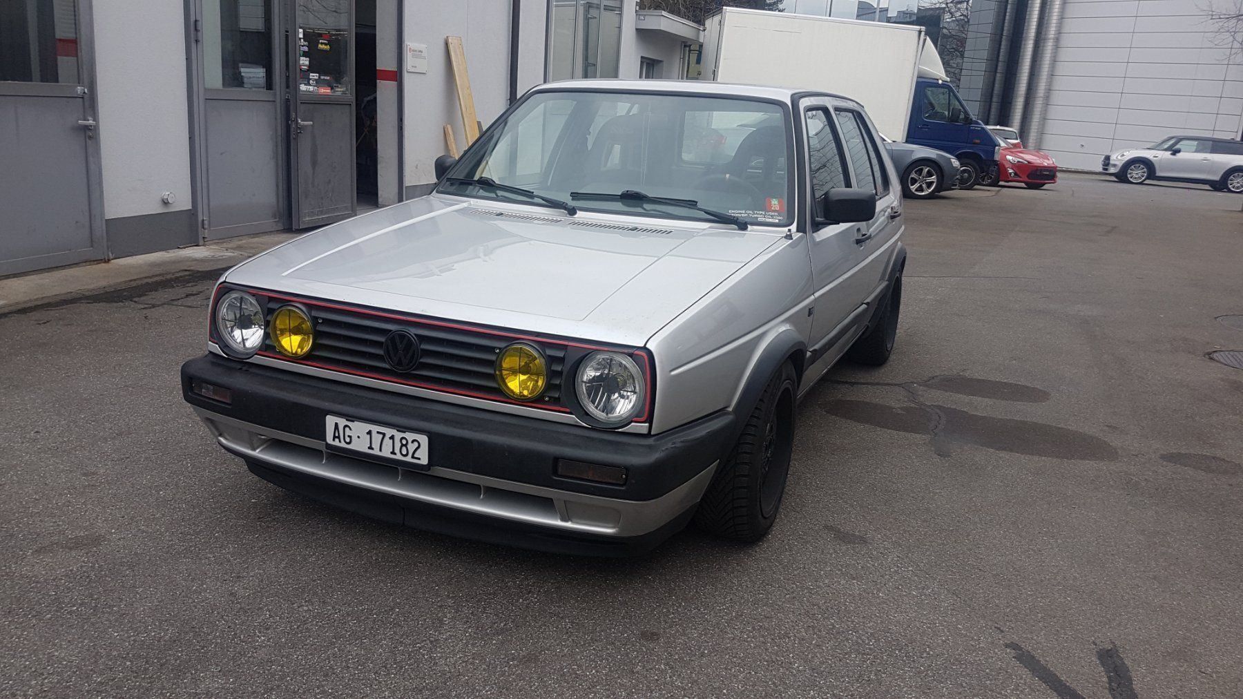 Golf 2 спойлер