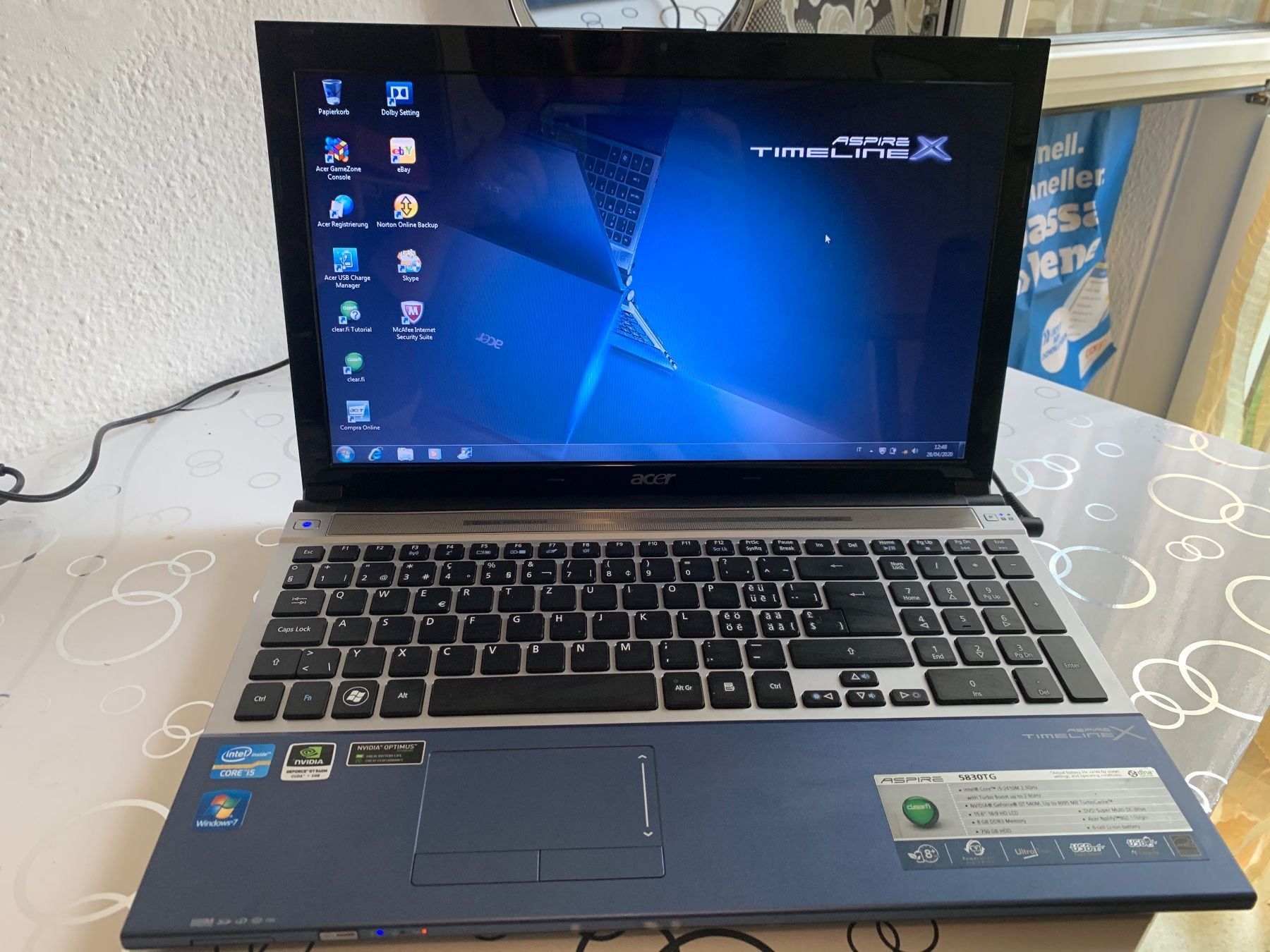 Acer aspire 5830tg не видит батарею