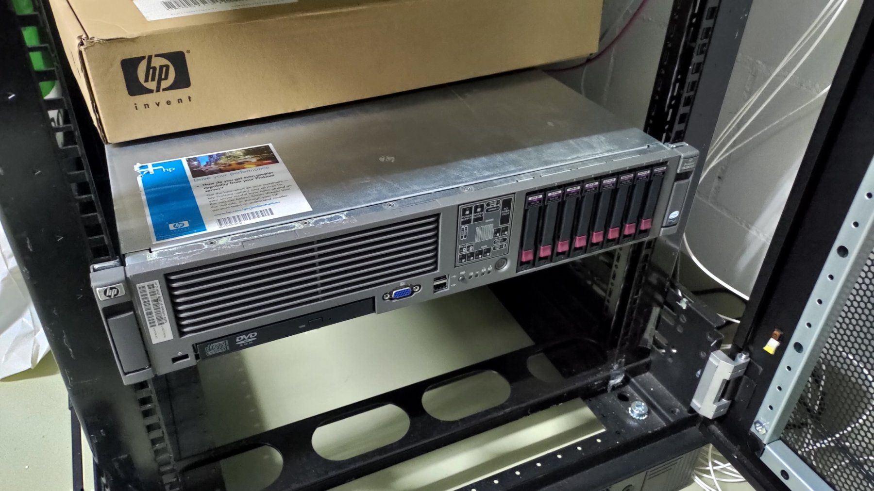 Hp proliant dl380 g5 настройка