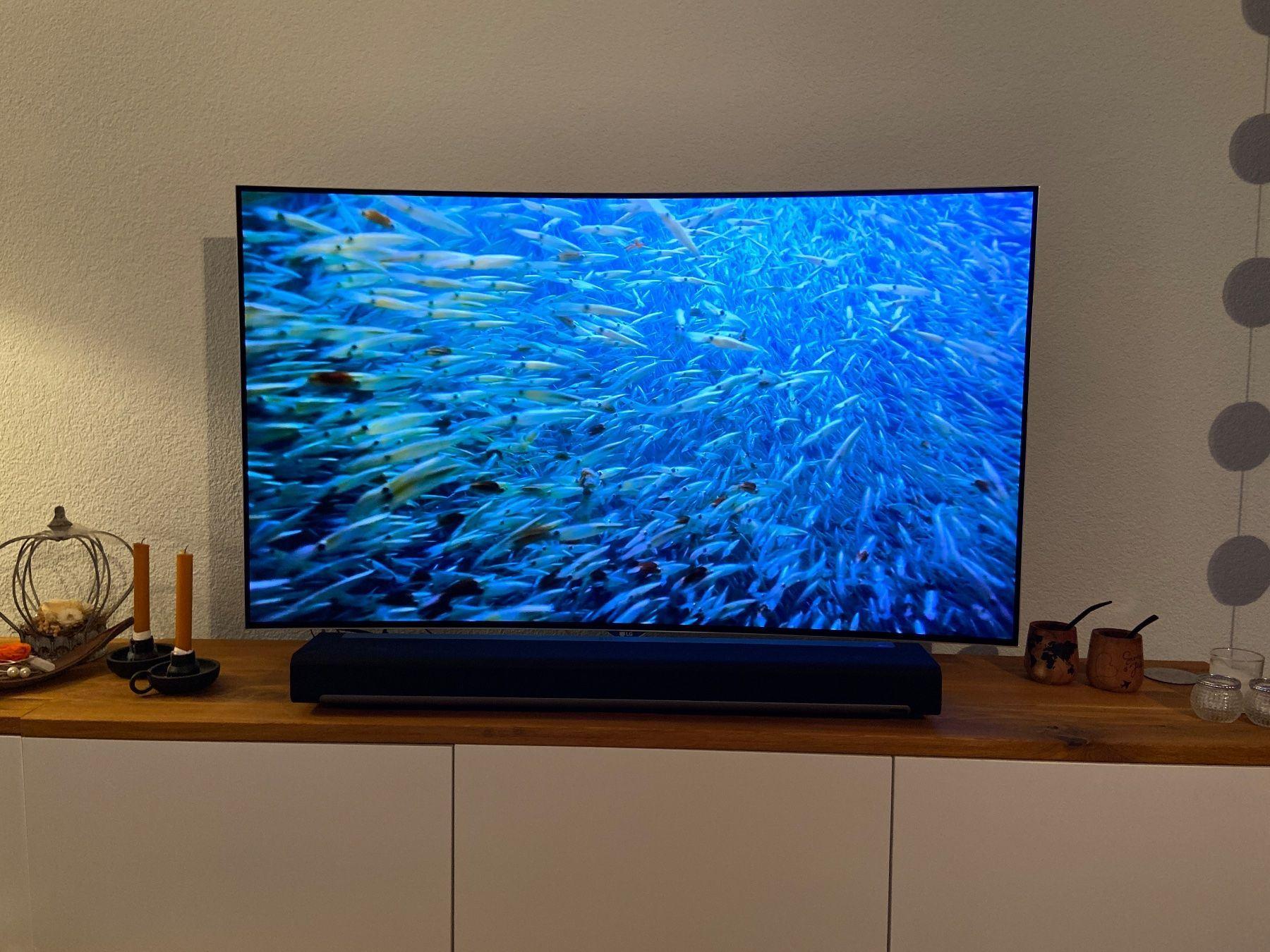 Установка lg oled 55g1rla на стену