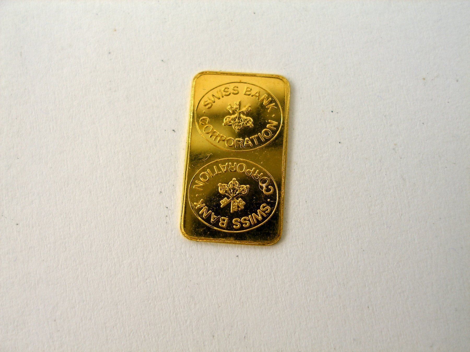 1 GRAM GOLDBAR SWISS BANK CORPARATION kaufen auf Ricardo