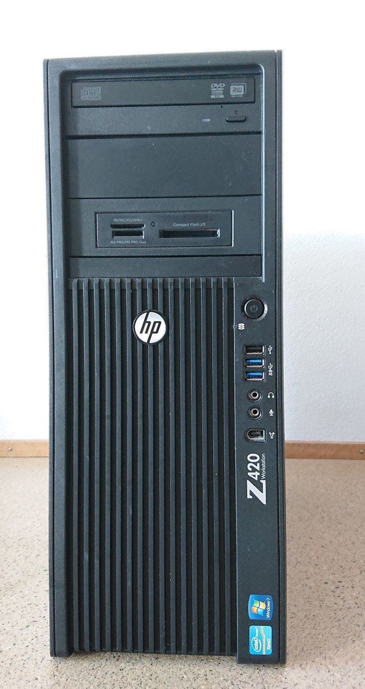 Hp z420 не включается