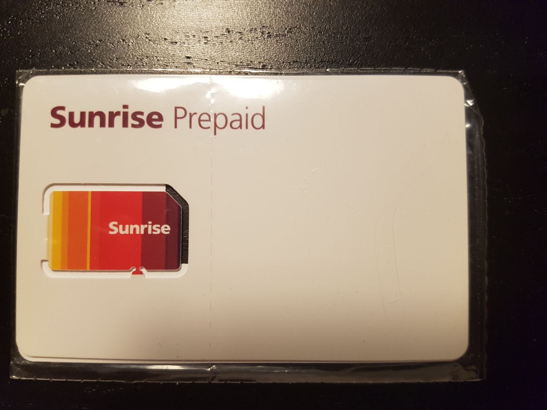 sunrise prepaid travel