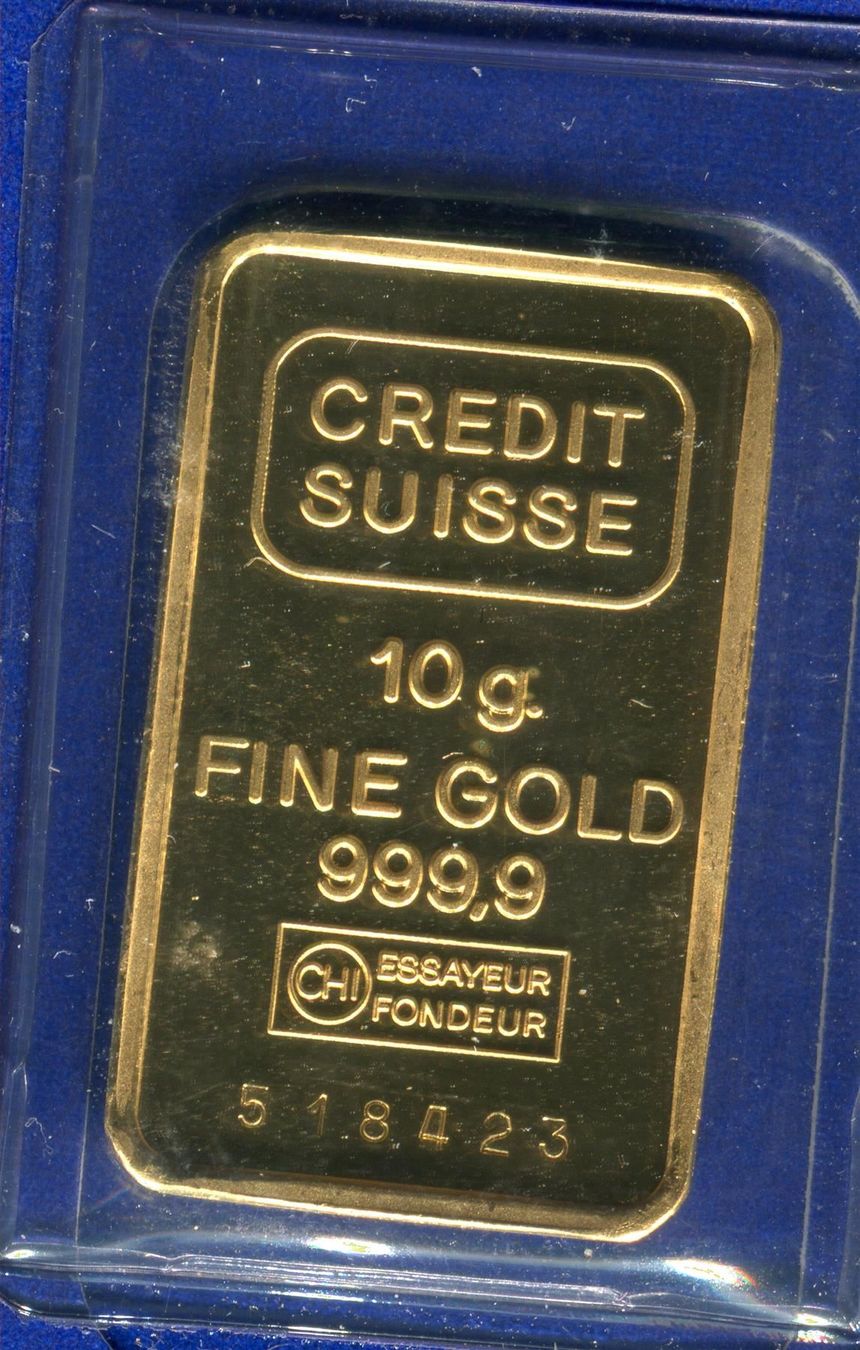 (1066) 10 g. Goldbarren Credit Suisse kaufen auf Ricardo