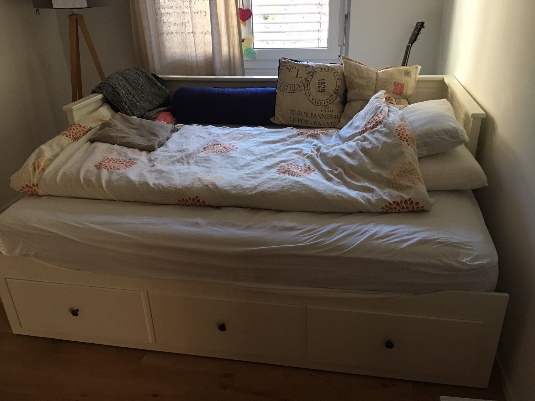 Bett Hemnes IKEA, gebraucht, weiss | Kaufen auf Ricardo